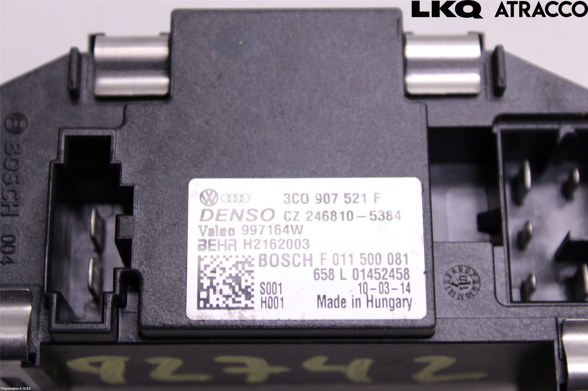 Skoda OCTAVIA (1Z) 05-13 Varmeapparat Viftemotstand