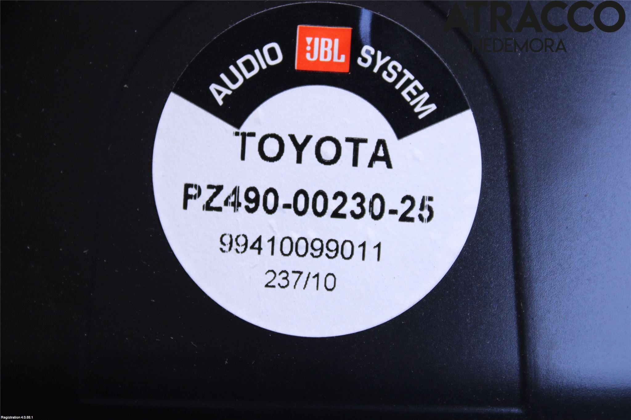 Toyota PRIUS ZVW30 09-20 Innr Høyttaler