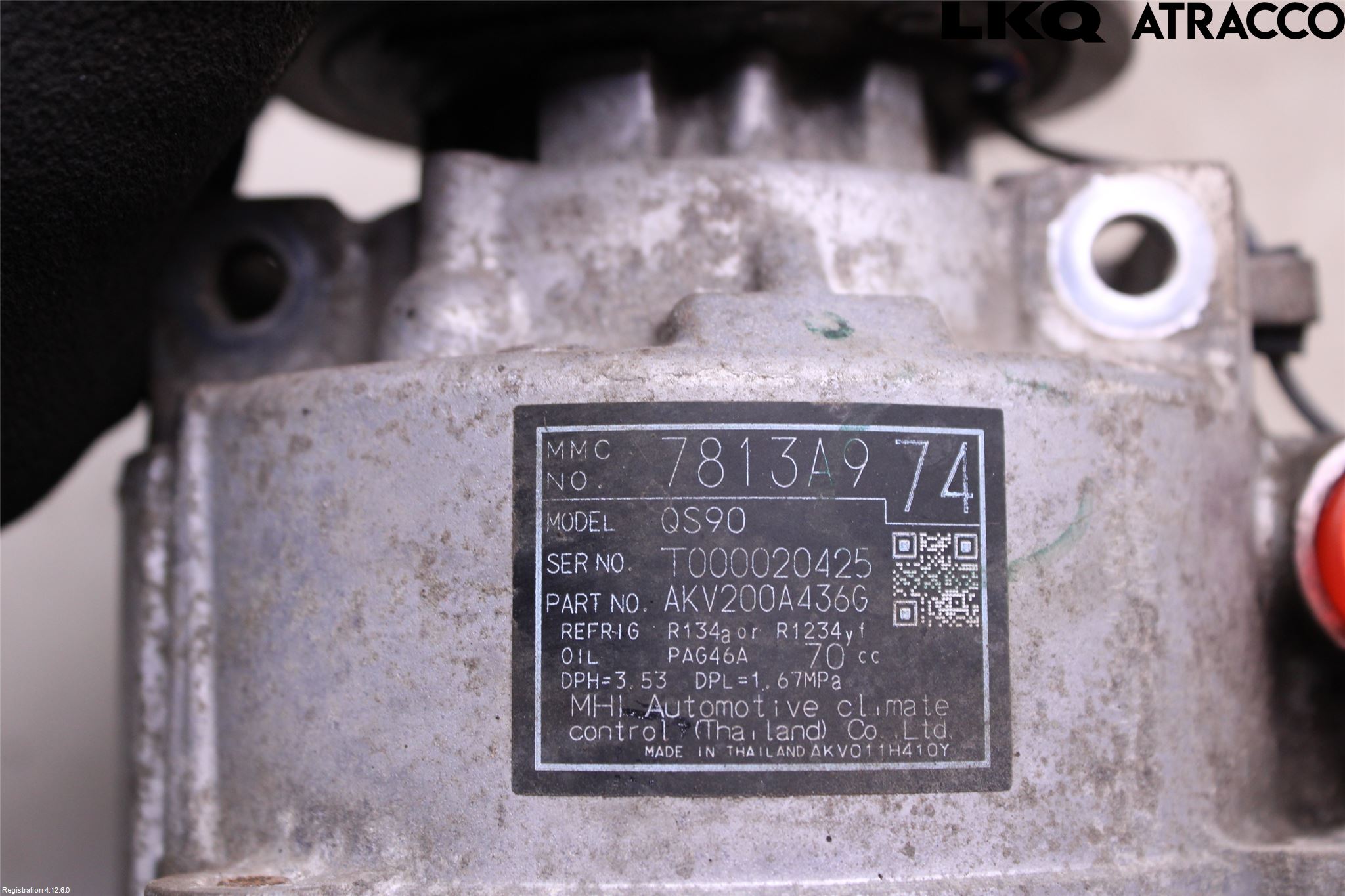 Mitsubishi ASX 10-22 Varme Ac Kompressor