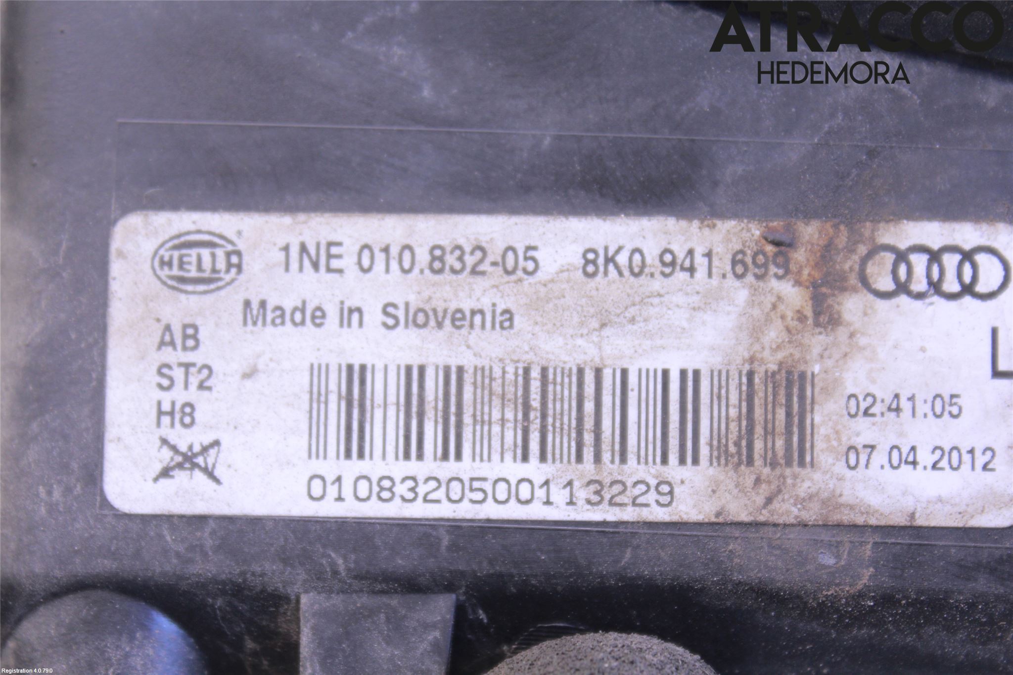 Audi A4 12-15 Frontlykt-Kurve-Tåkelys