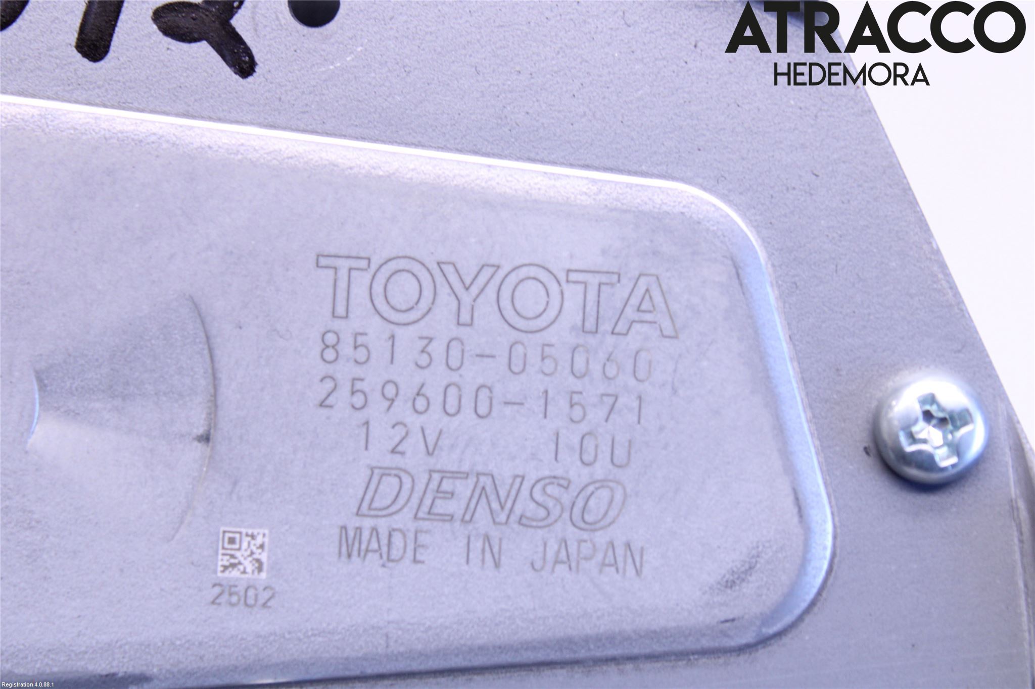 Toyota AVENSIS 16-18 Viskermotor Bakluke