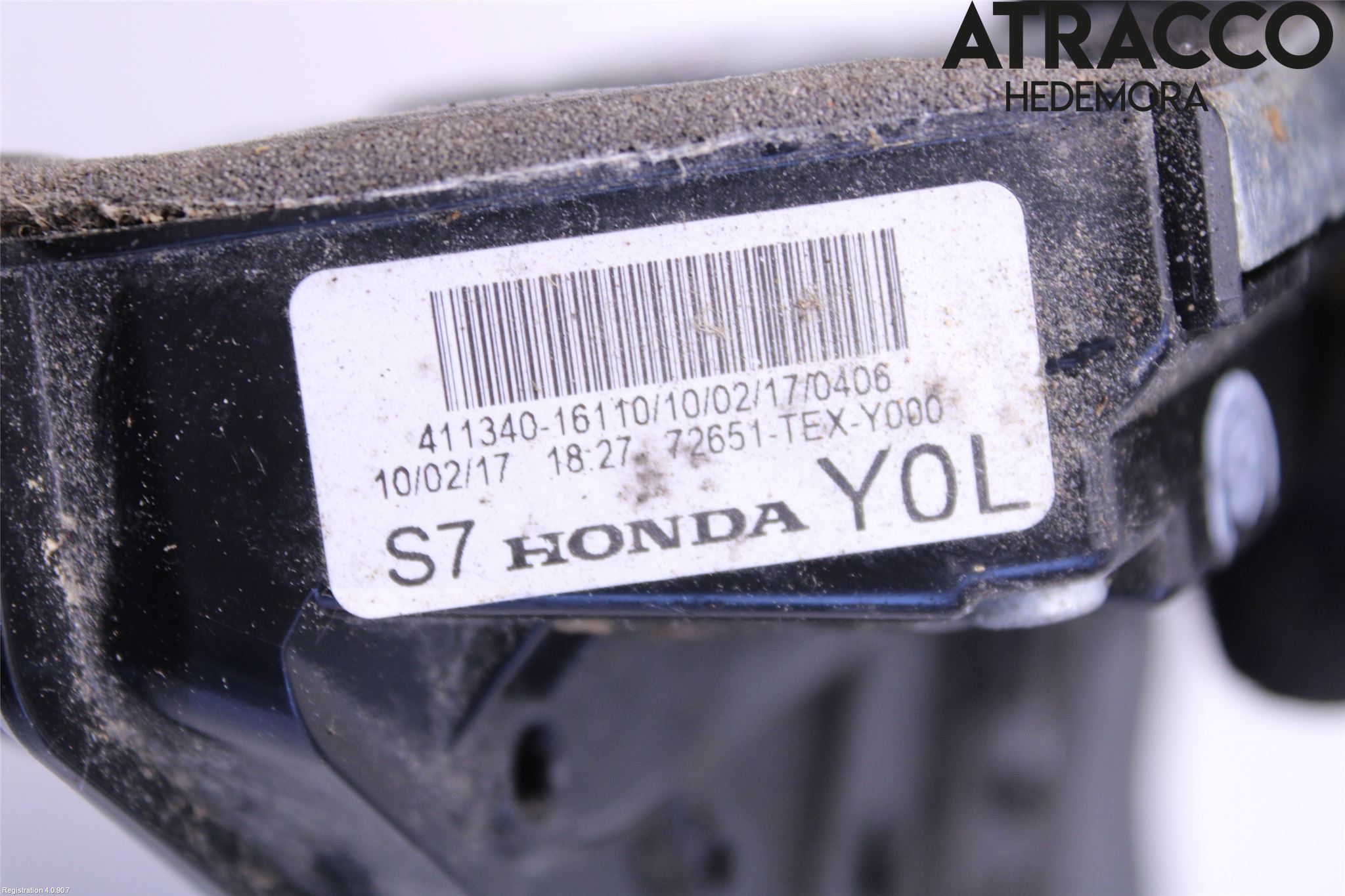 Honda CIVIC 17-22 Dørlås - Låsekasse