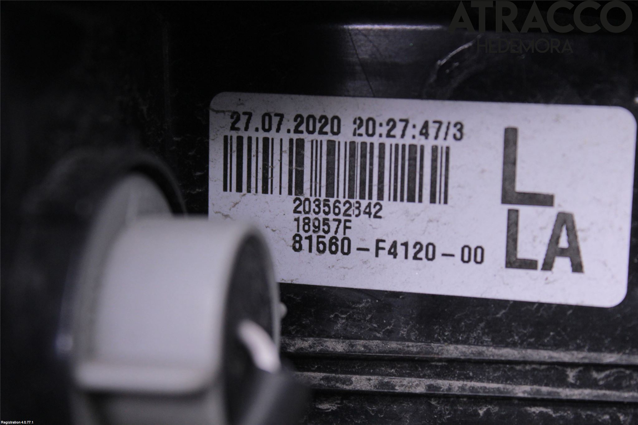 Toyota C-HR 16-23 Baklykt Venstre