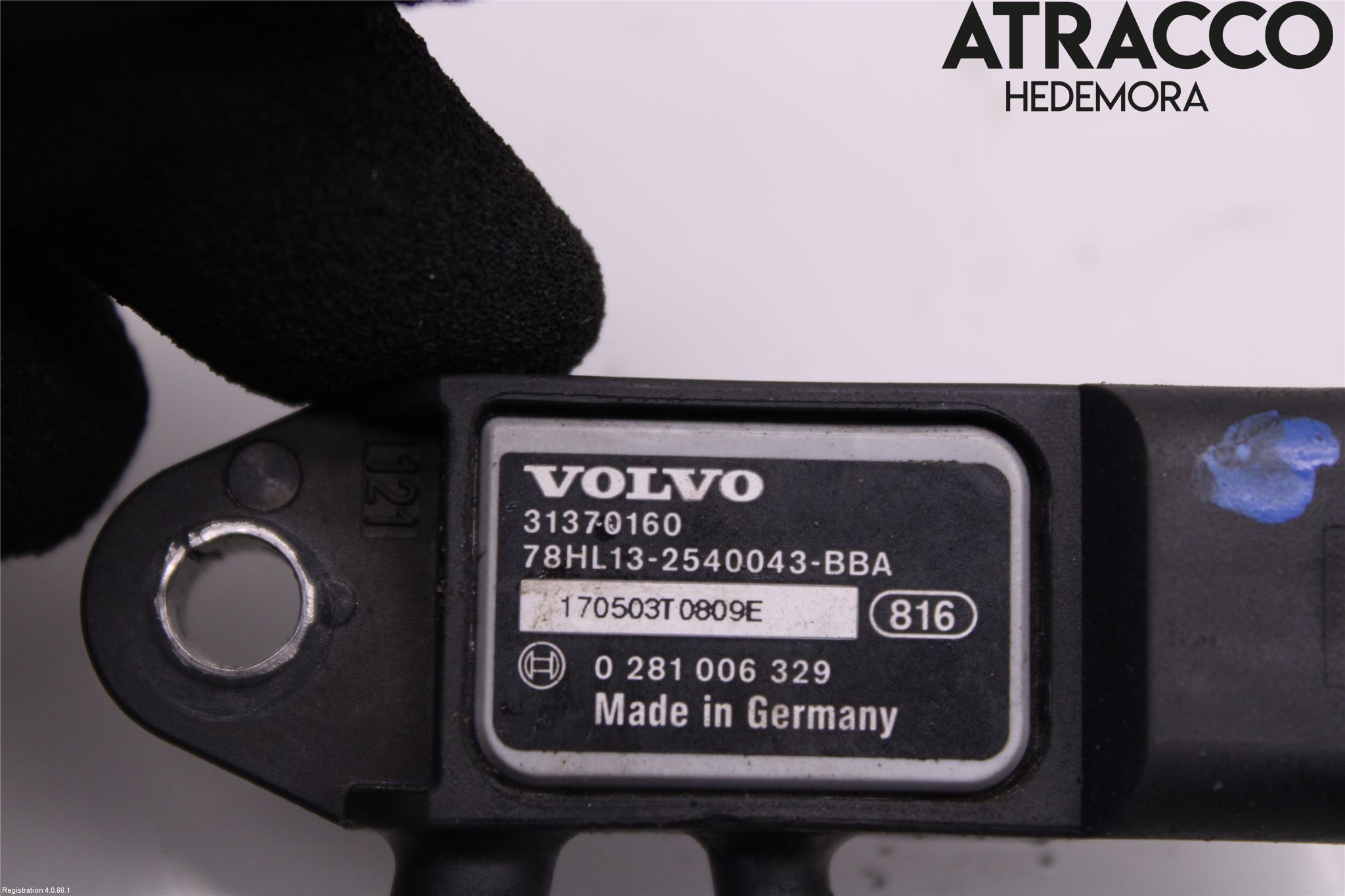 Volvo S90 17->> Sensor Temp-Trykk Avgass
