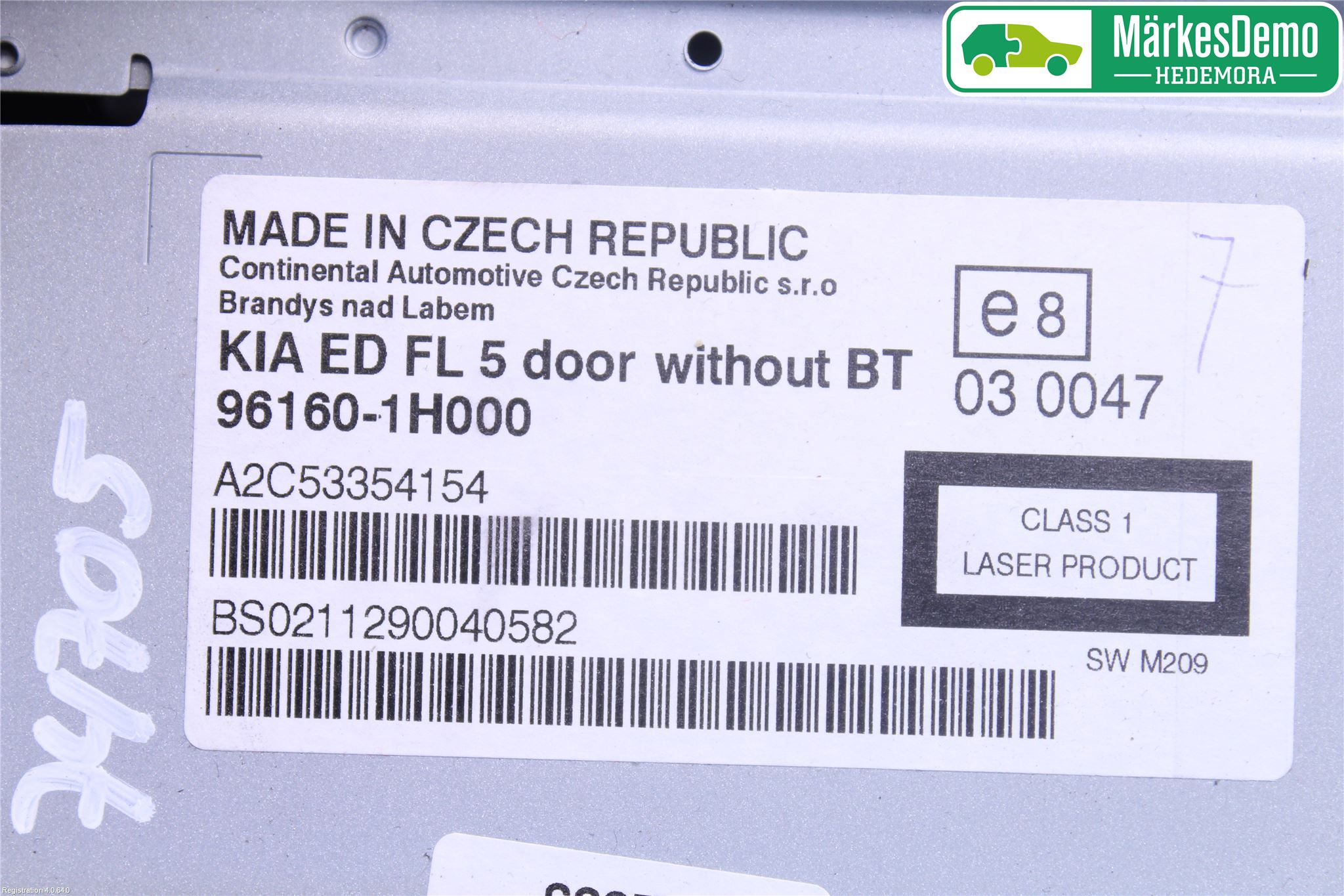 Kia CEED 06-12 Stereo Radio Med Cd