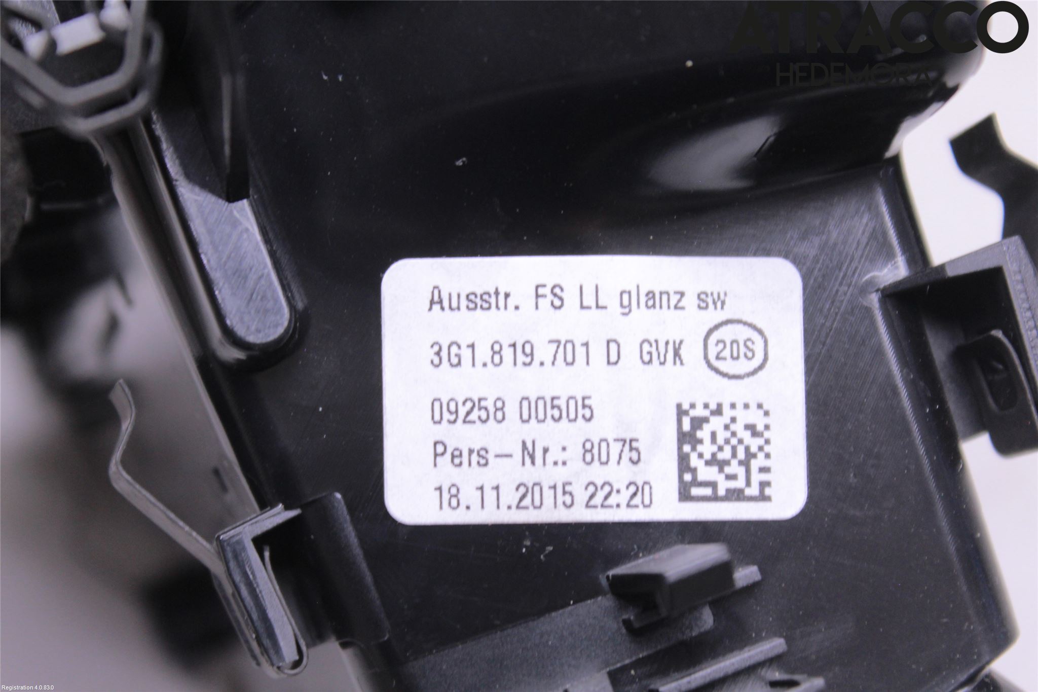 Volkswagen VW PASSAT 15-19 Dashbord Kanal - Dyse