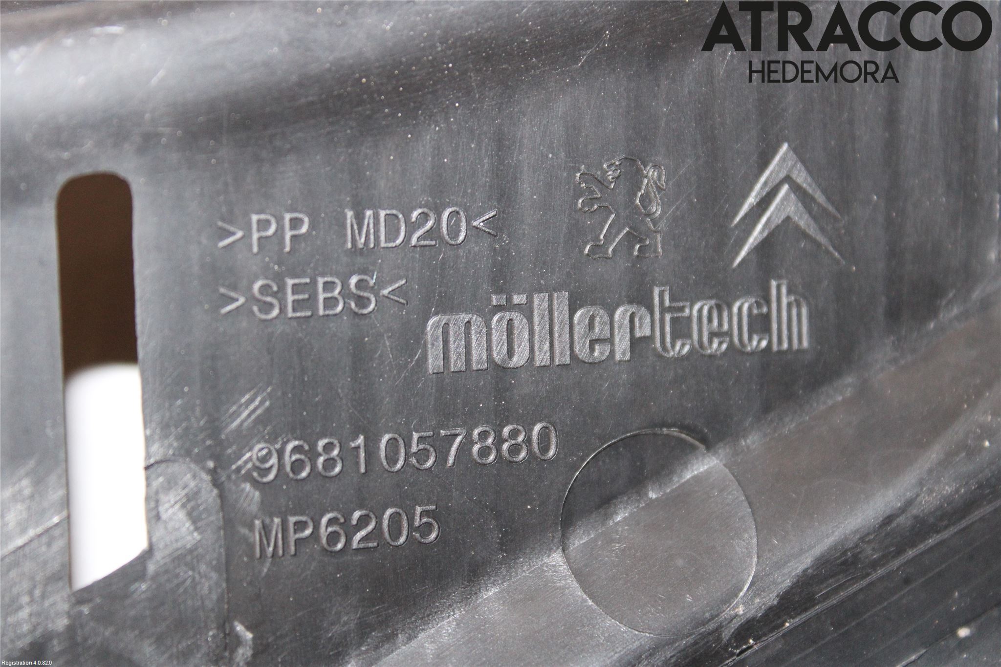 Citroen C5 08-17 Visker Deksel-Grill-Under Frr