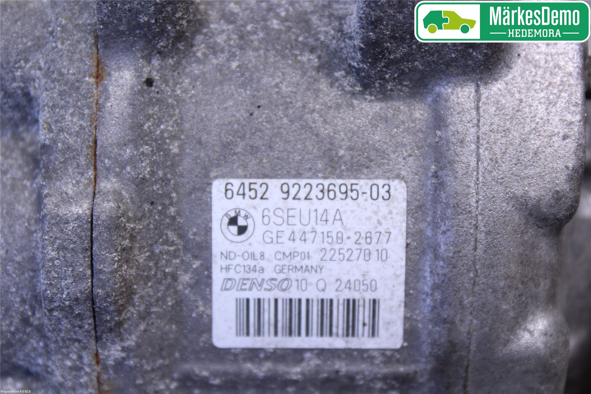 BMW 3 F30/F31/F80 12-19 Varme Ac Kompressor
