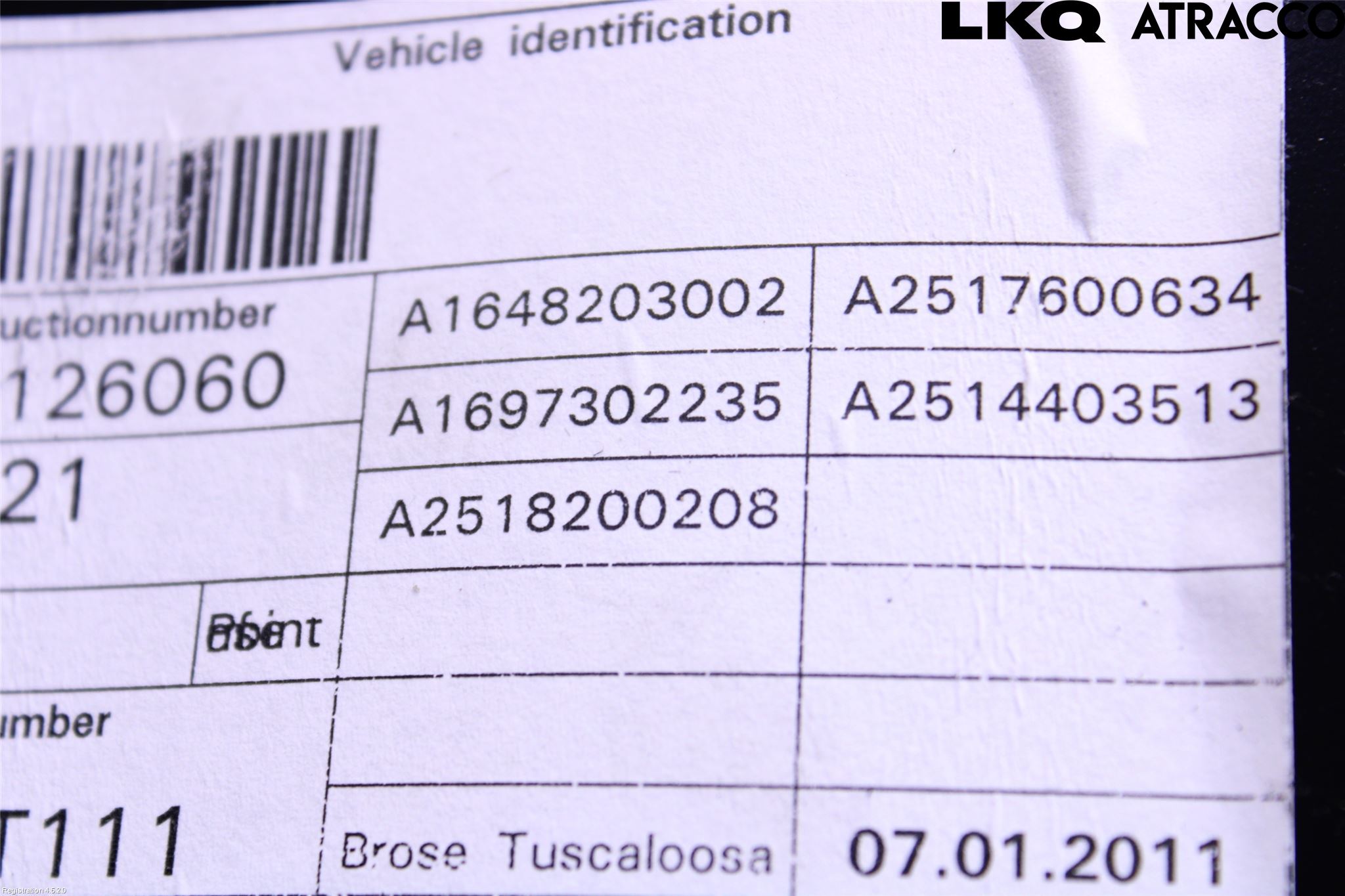 Mercedes-Benz MB R-KLASS (W251) 05-13 Vindusheis El Komp