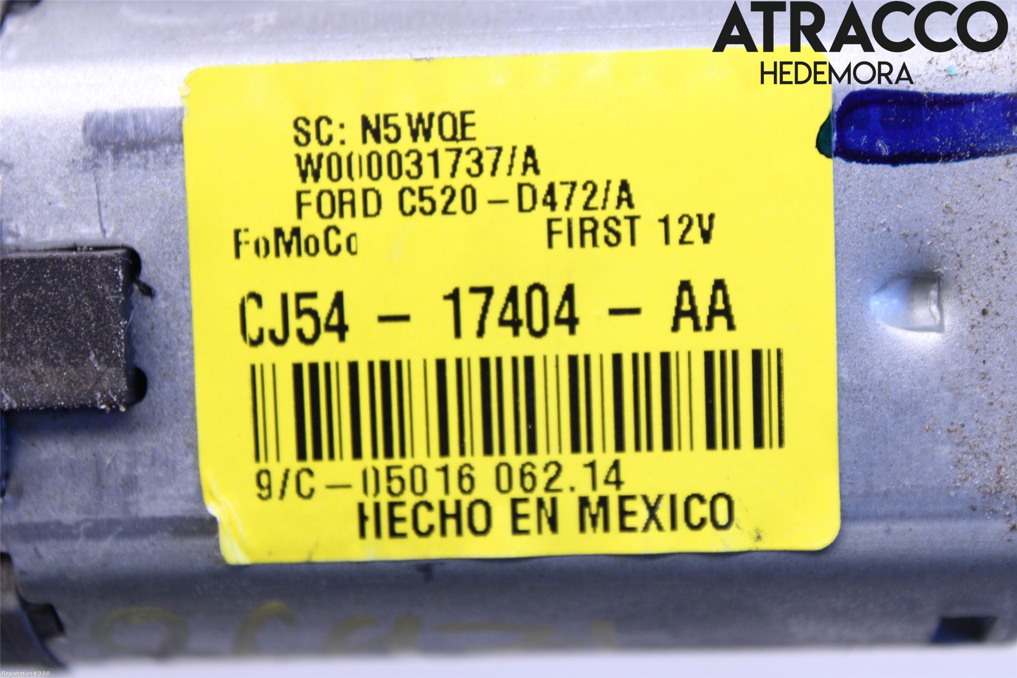 Ford KUGA 13-16 Viskermotor Bakluke