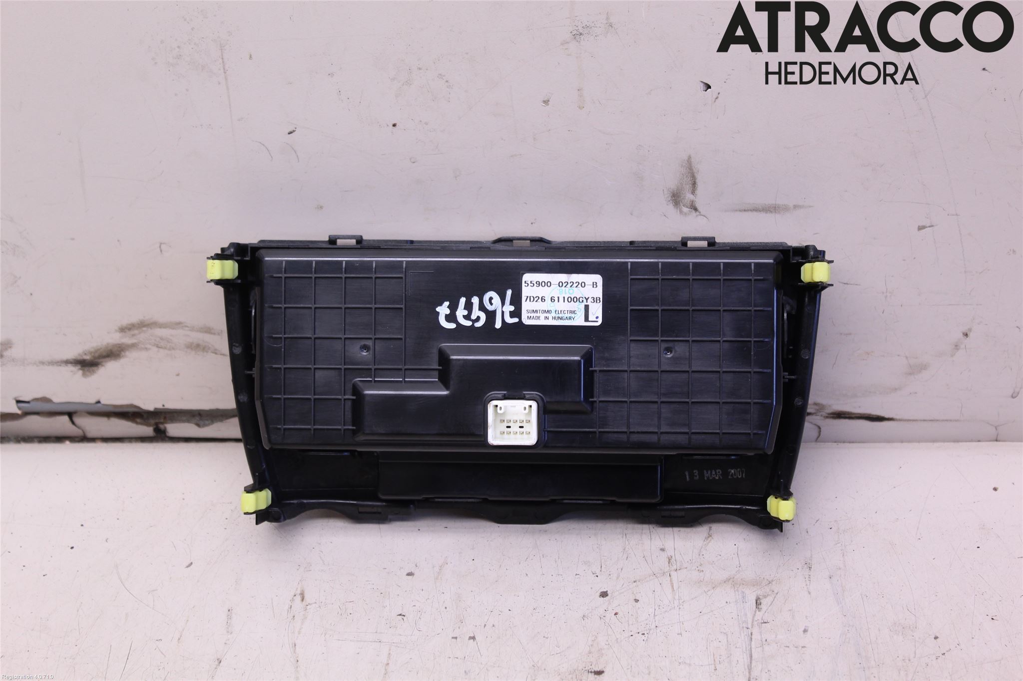 Toyota AURIS 07-09 Varme Ac Betjening-Display