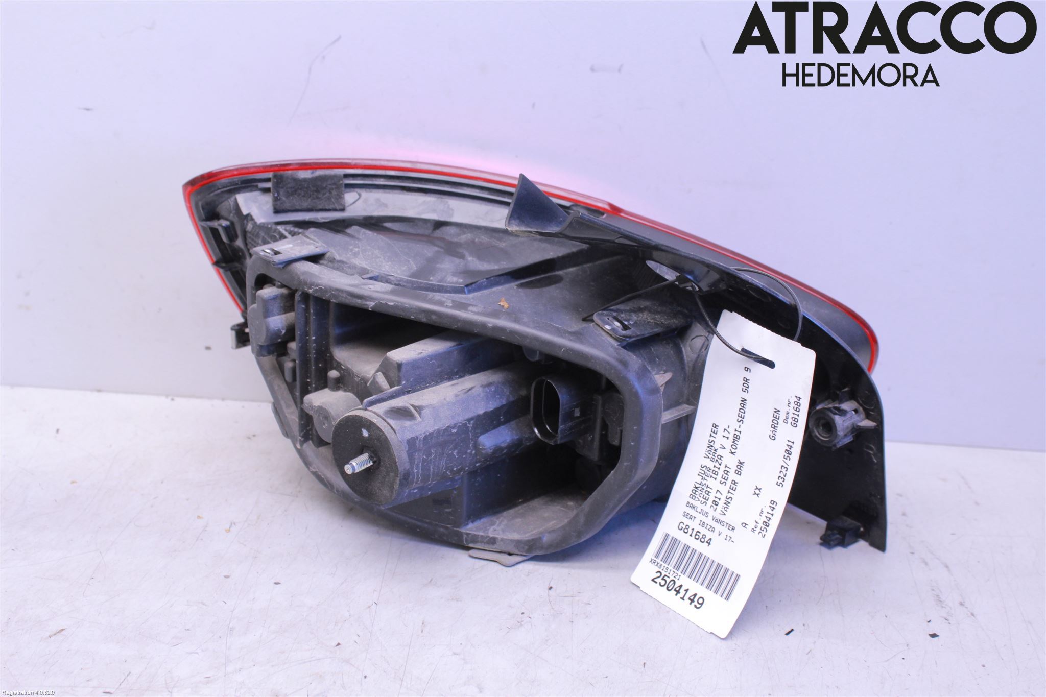 Seat IBIZA V 17-20 Baklykt Venstre
