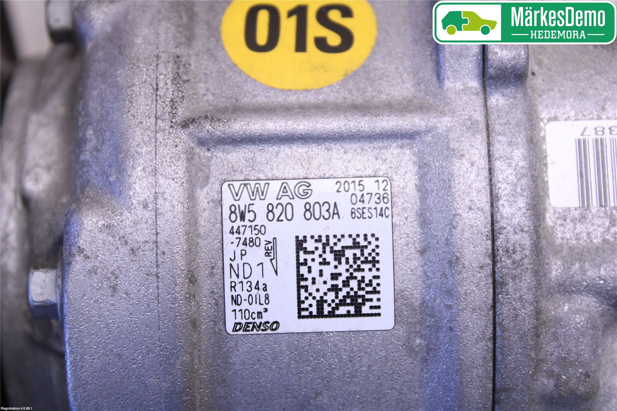 Audi A4/S4 B9 16-19 Varme Ac Kompressor