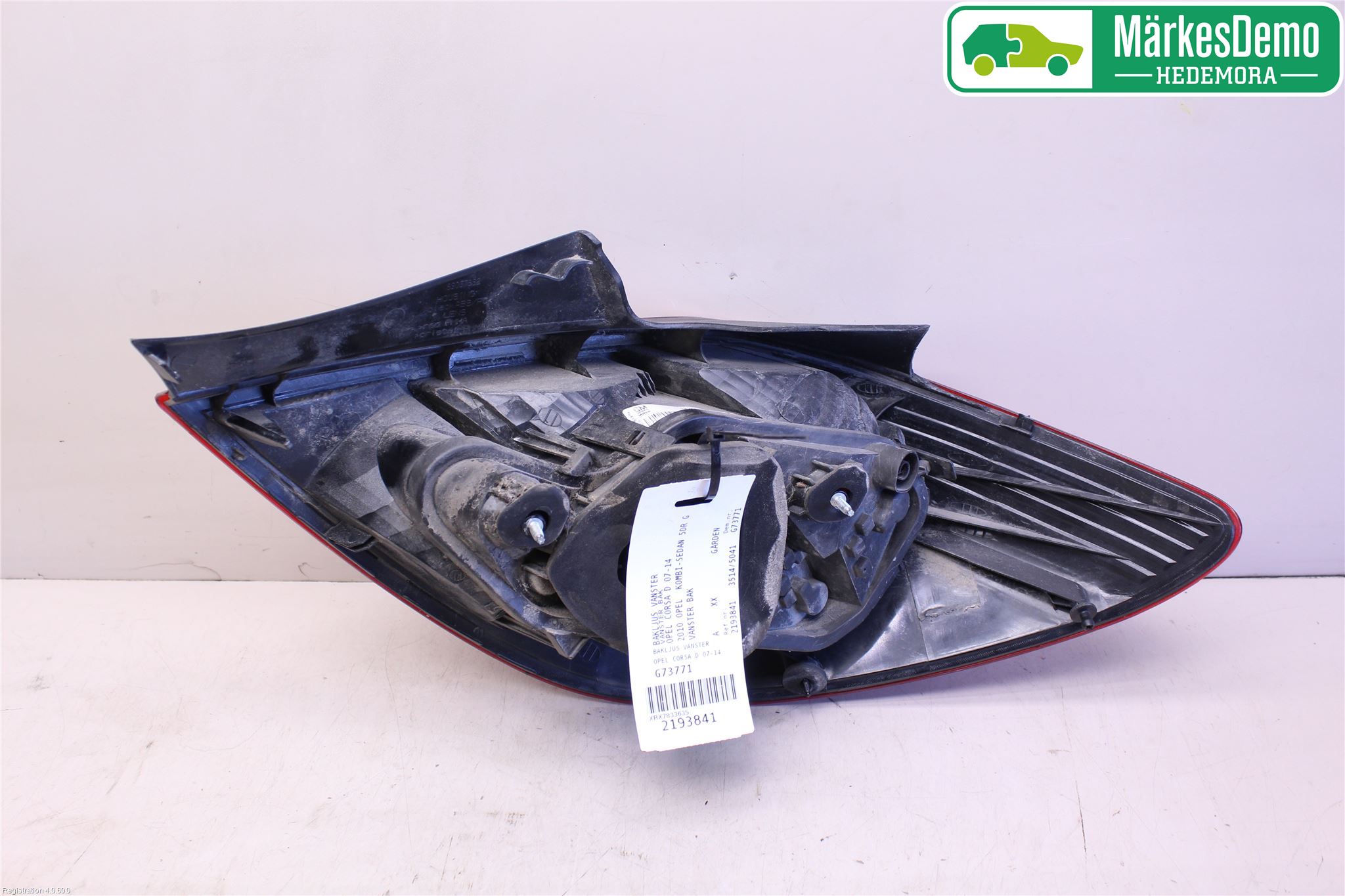 Opel CORSA D 07-14 Baklykt Venstre