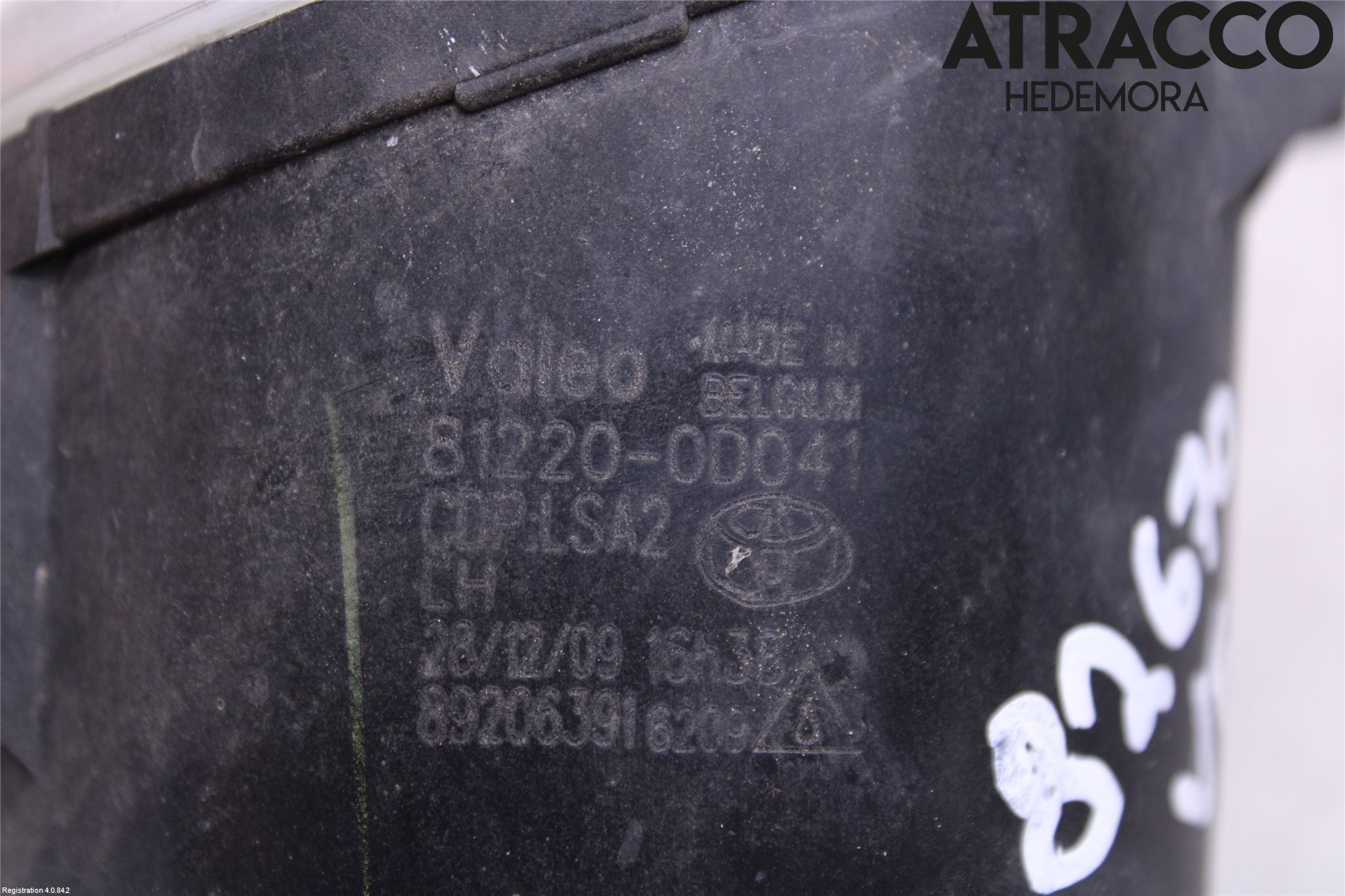 Toyota AURIS 10-12 Frontlykt-Kurve-Tåkelys