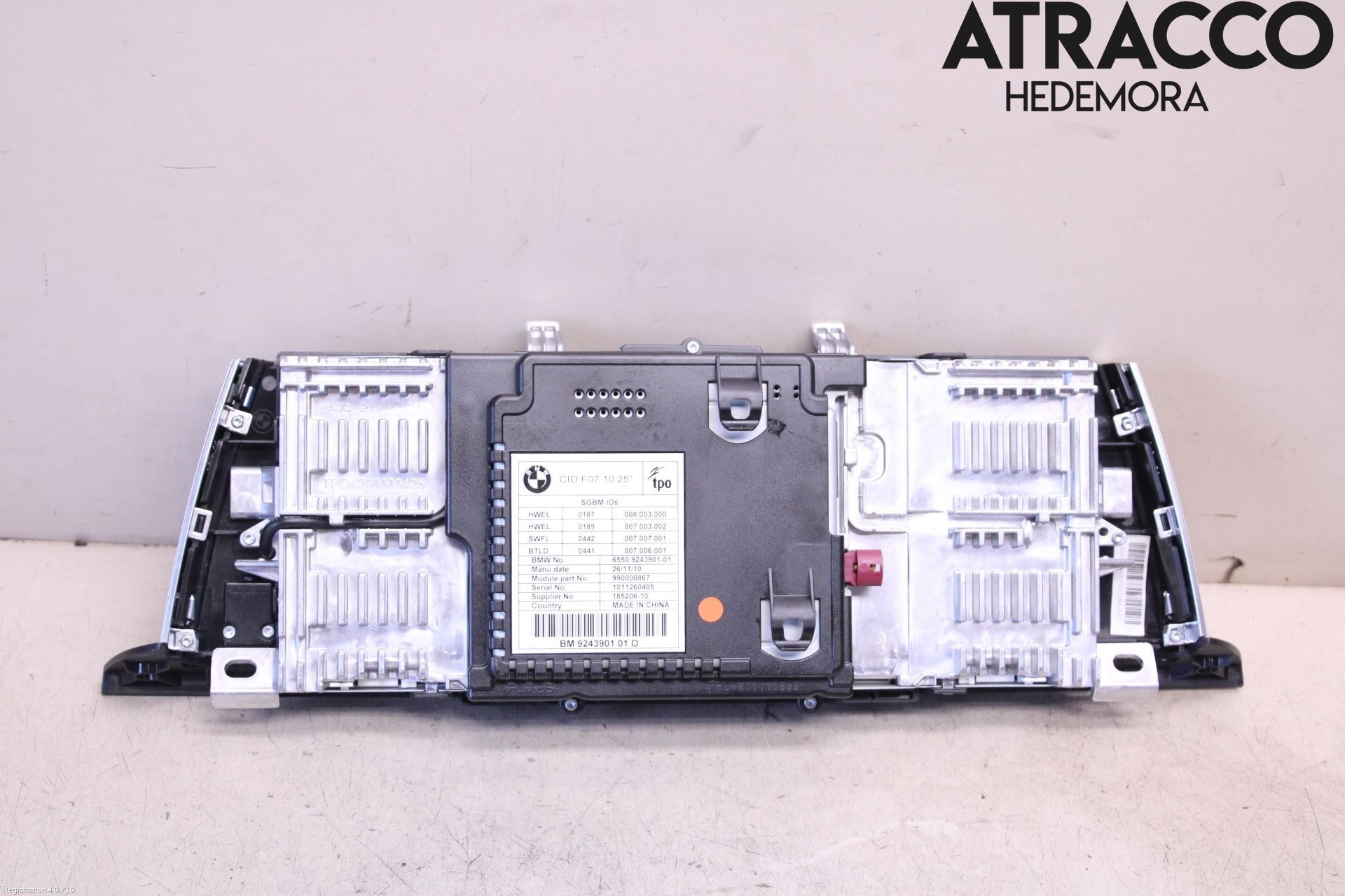 BMW 5 F10/F11/F18 09-17 Stereo Radio Med Cd