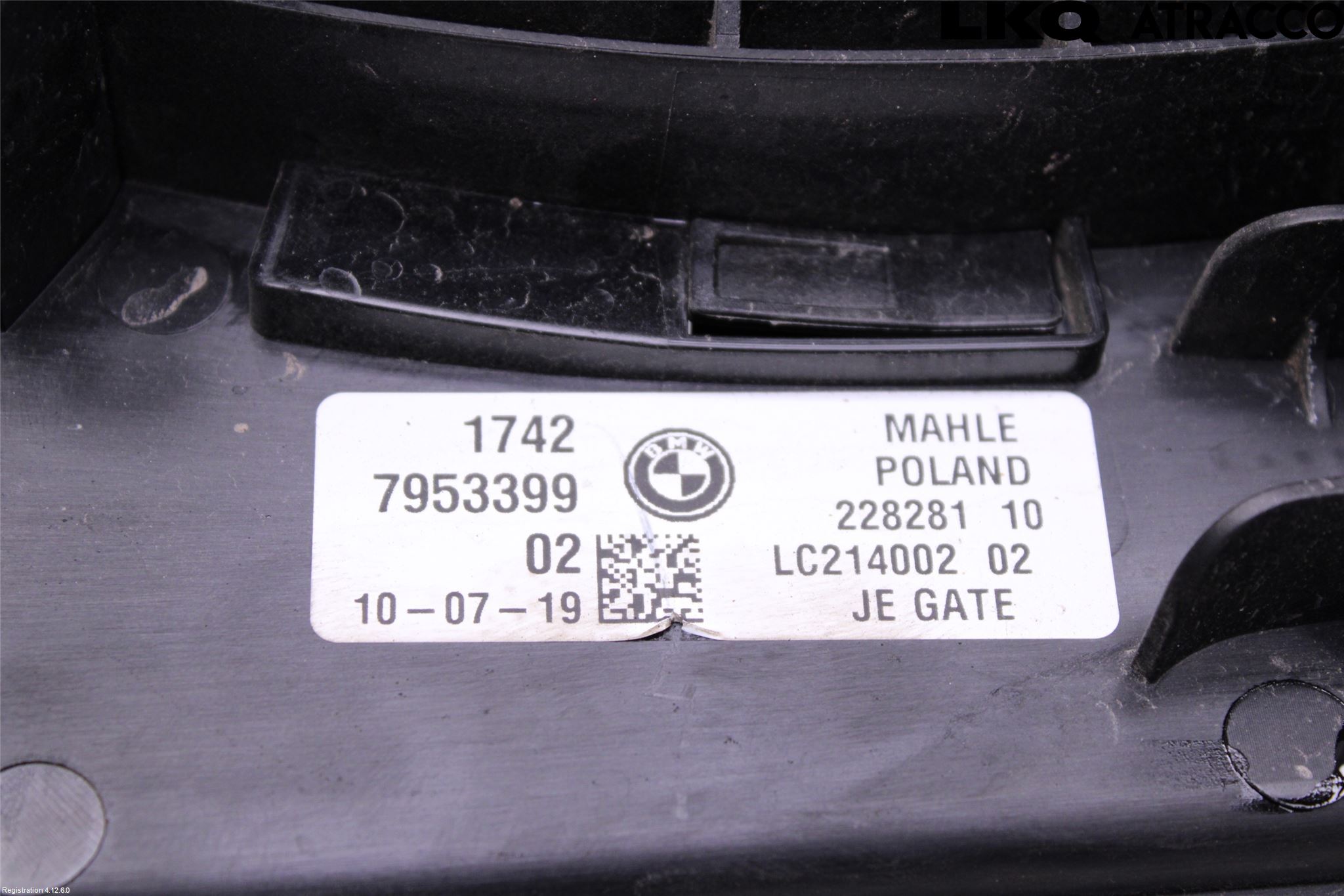 BMW 5 G30/G31/F90 17-23 Kjølevifte Elektrisk