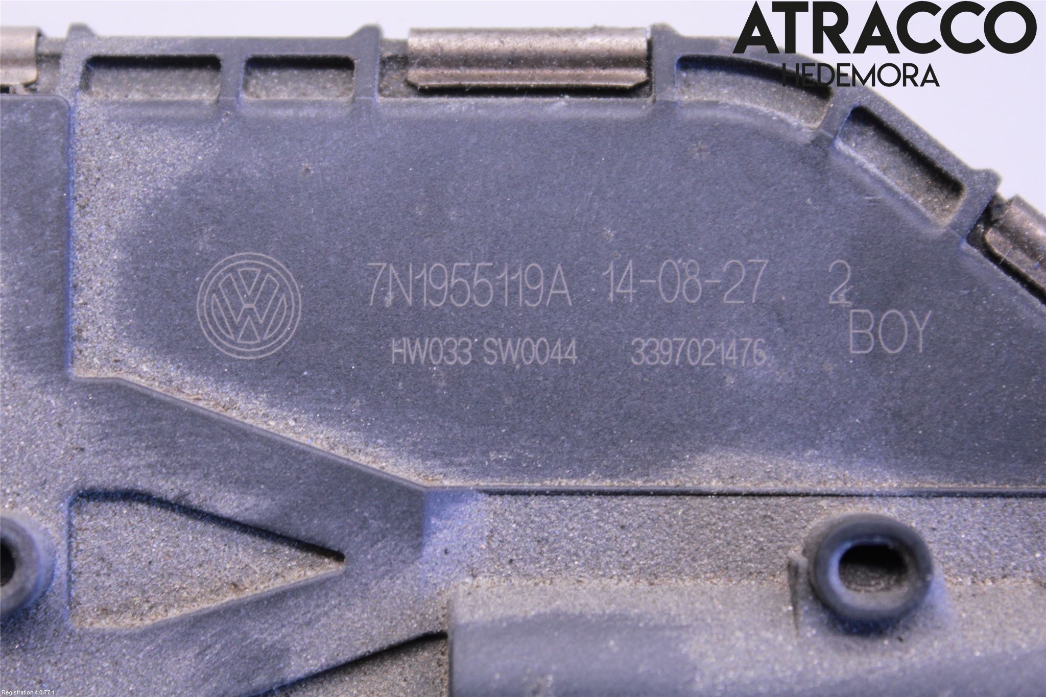 Volkswagen VW SHARAN 11- Viskermotor Frontrute