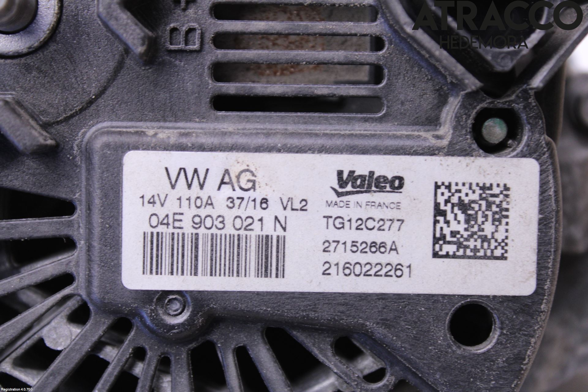 Volkswagen VW POLO 10-17 Dynamo