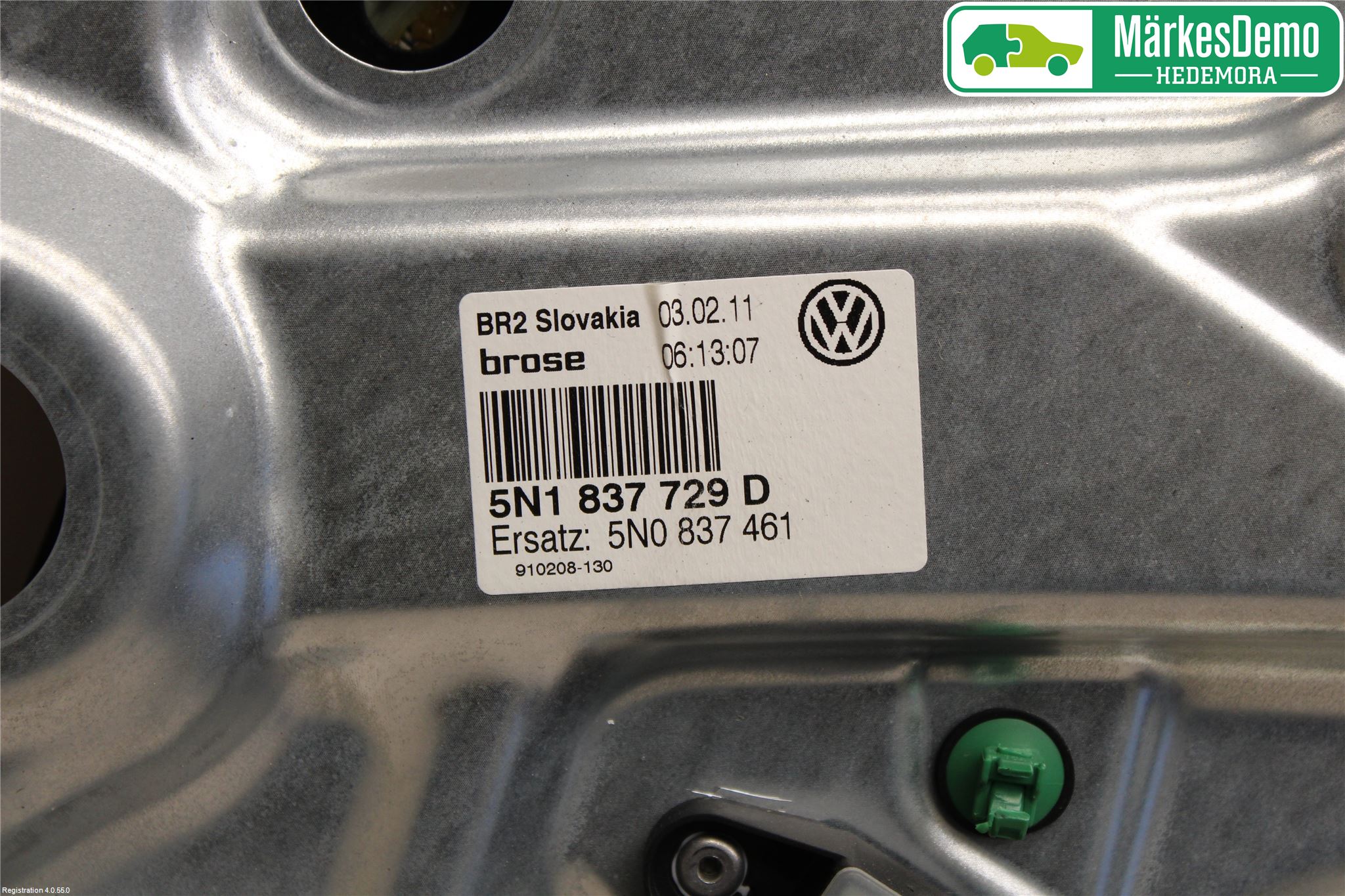 Volkswagen VW TIGUAN 07-16 Vindusheis El Komp