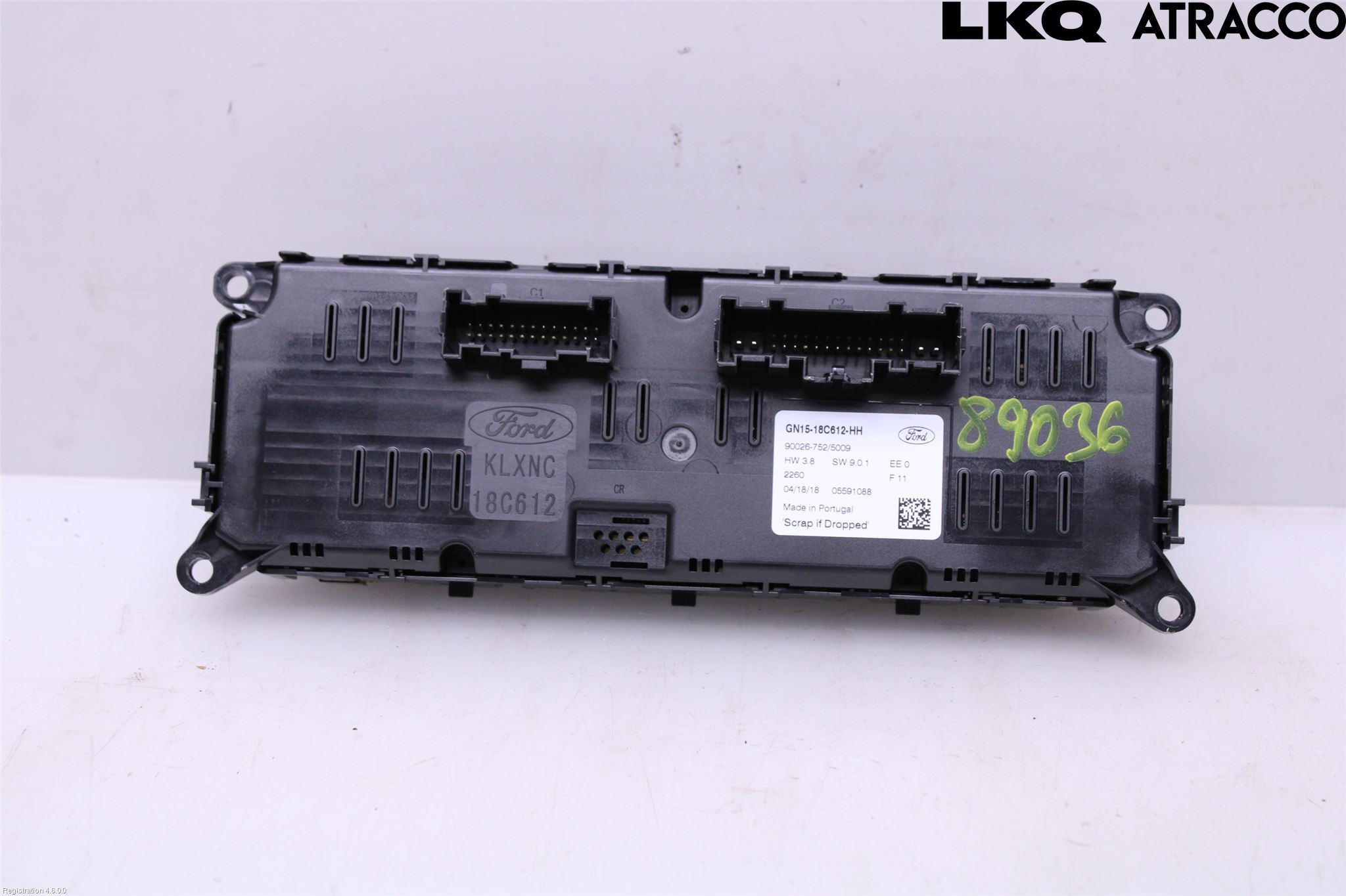 Ford ECOSPORT 17- Varme Ac Betjening-Display
