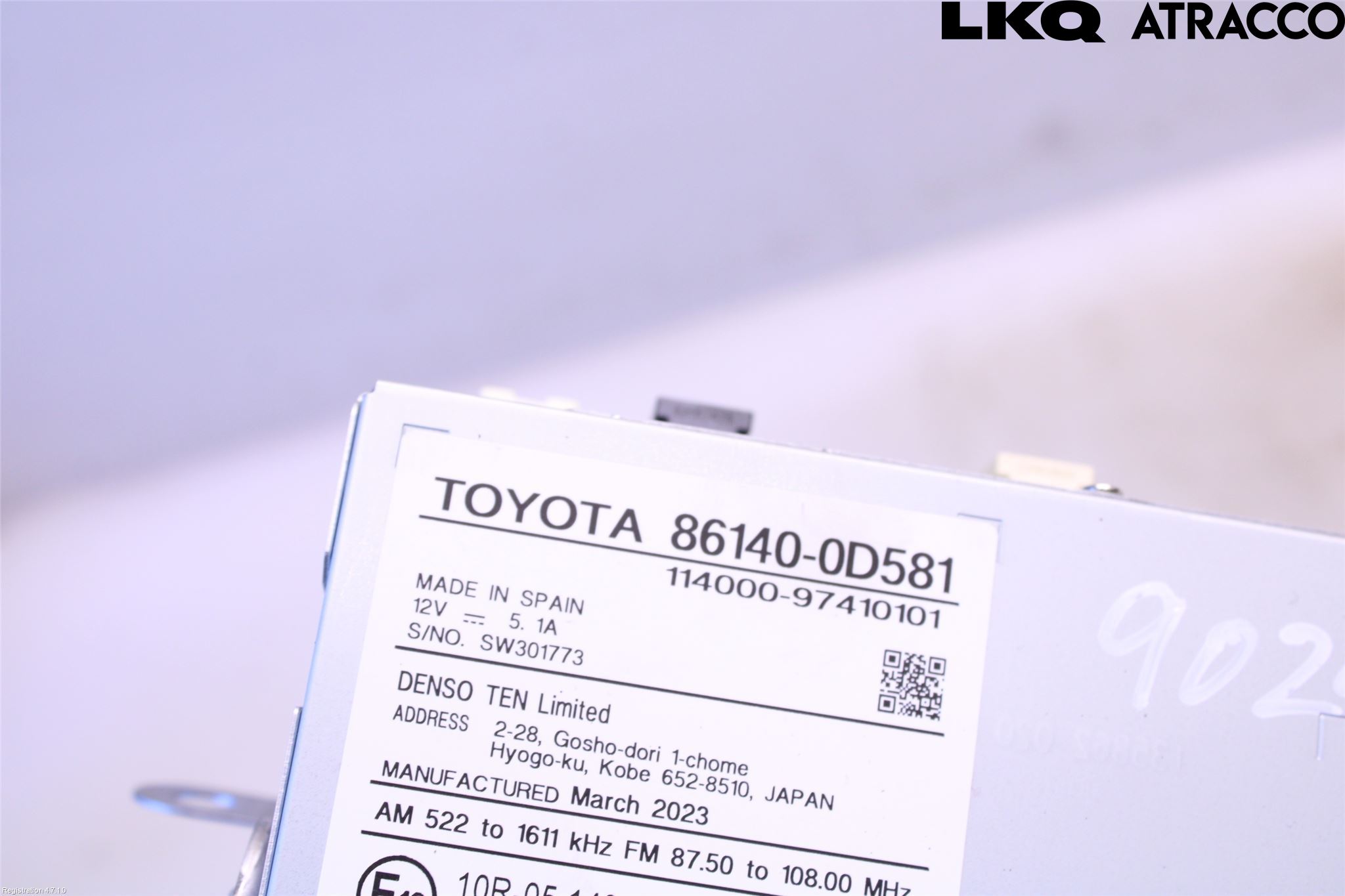 Toyota YARIS XP21 20- Multifunktionsdisplay