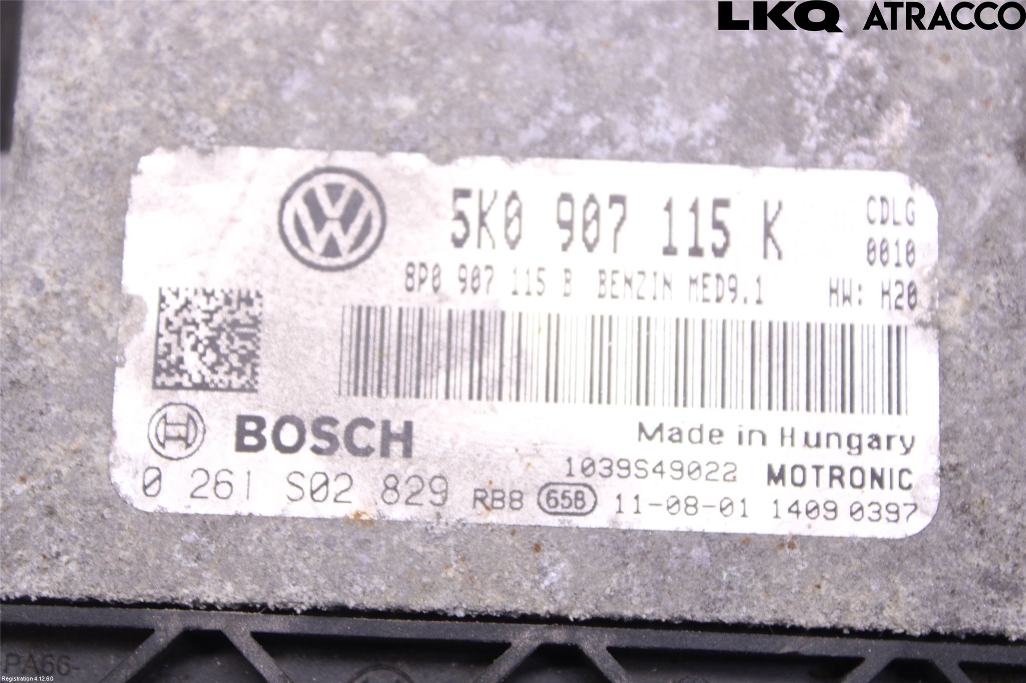 Volkswagen VW GOLF VI 09-13 Styreenhet Innsprøytning