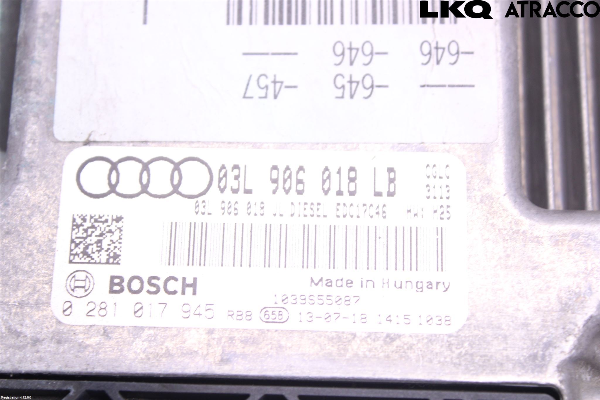 Audi A6/S6 4G 11-18 Styreenhet Dieselpumpe