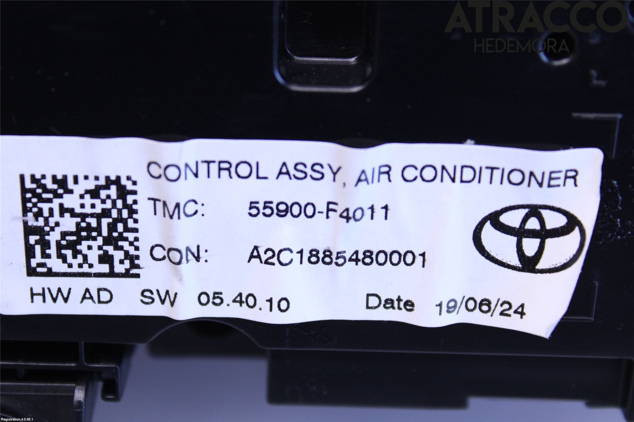 Toyota C-HR 16-23 Varme Ac Betjening-Display