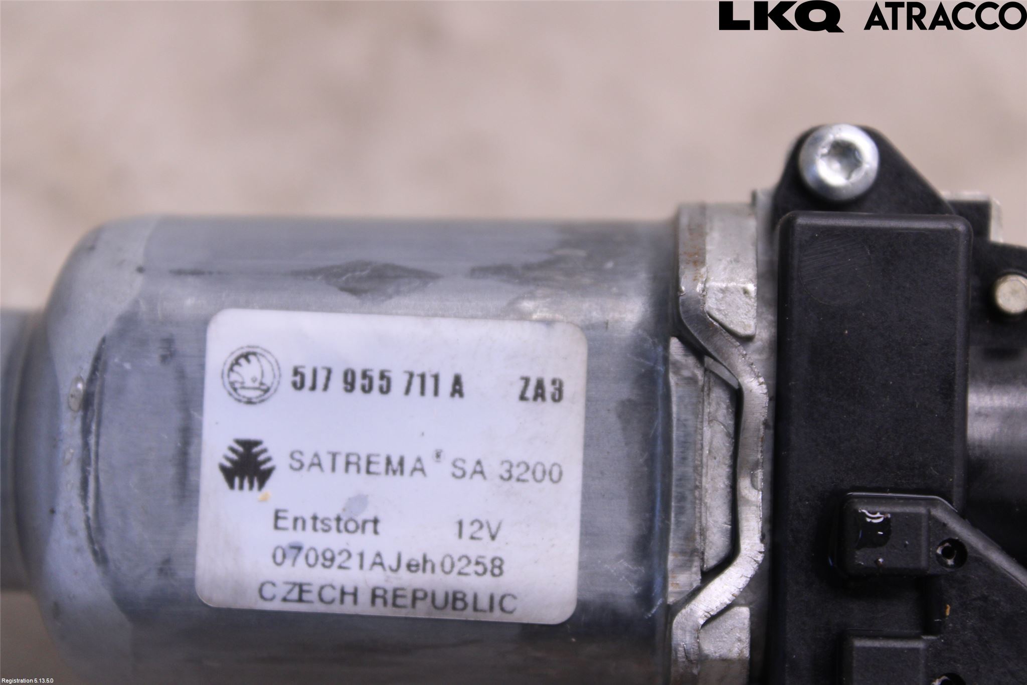 Skoda FABIA 07-14 Viskermotor Bakluke