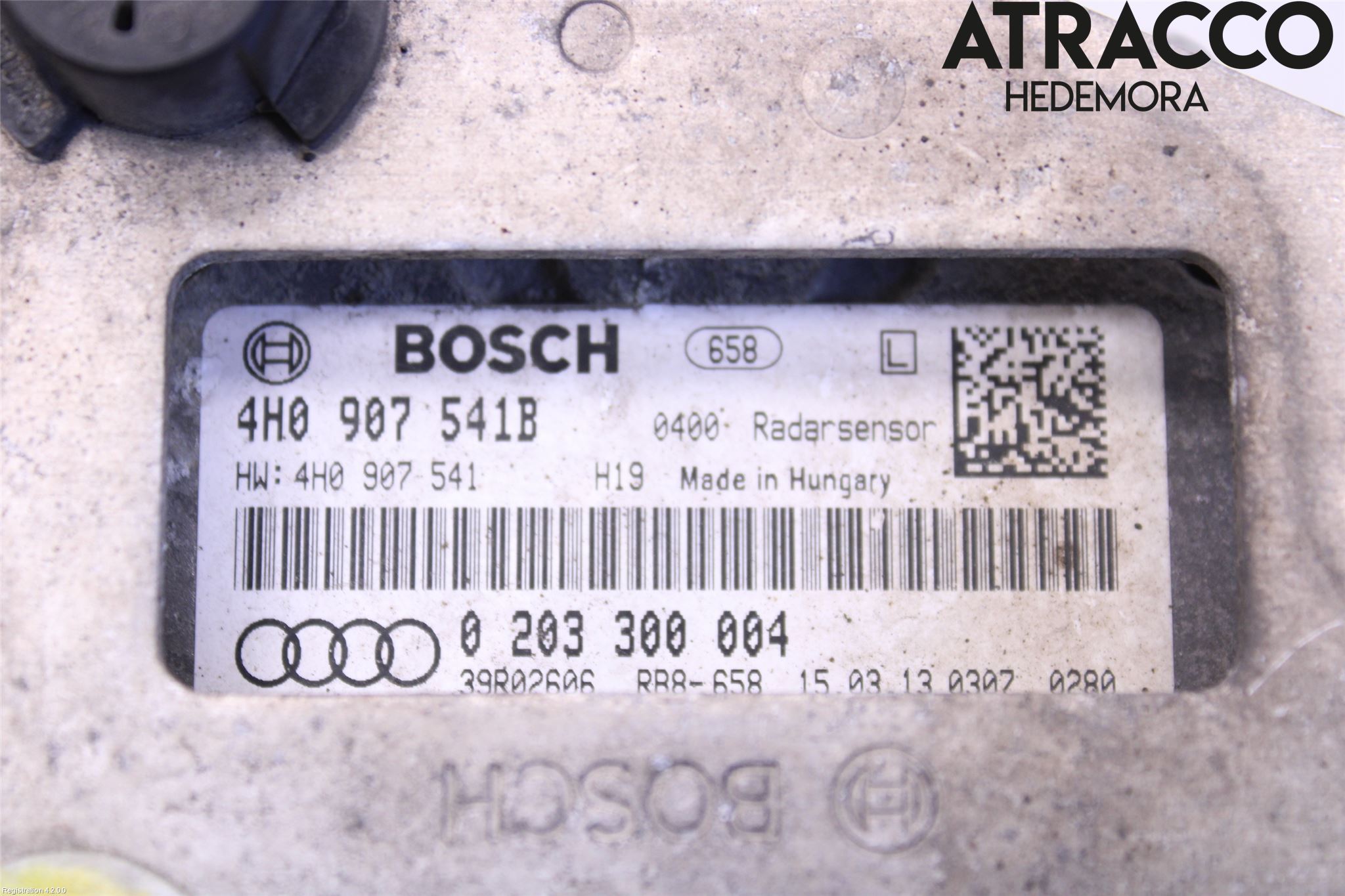 Audi A8/S8 4H 10-17 Sensor Fartsbegrensning