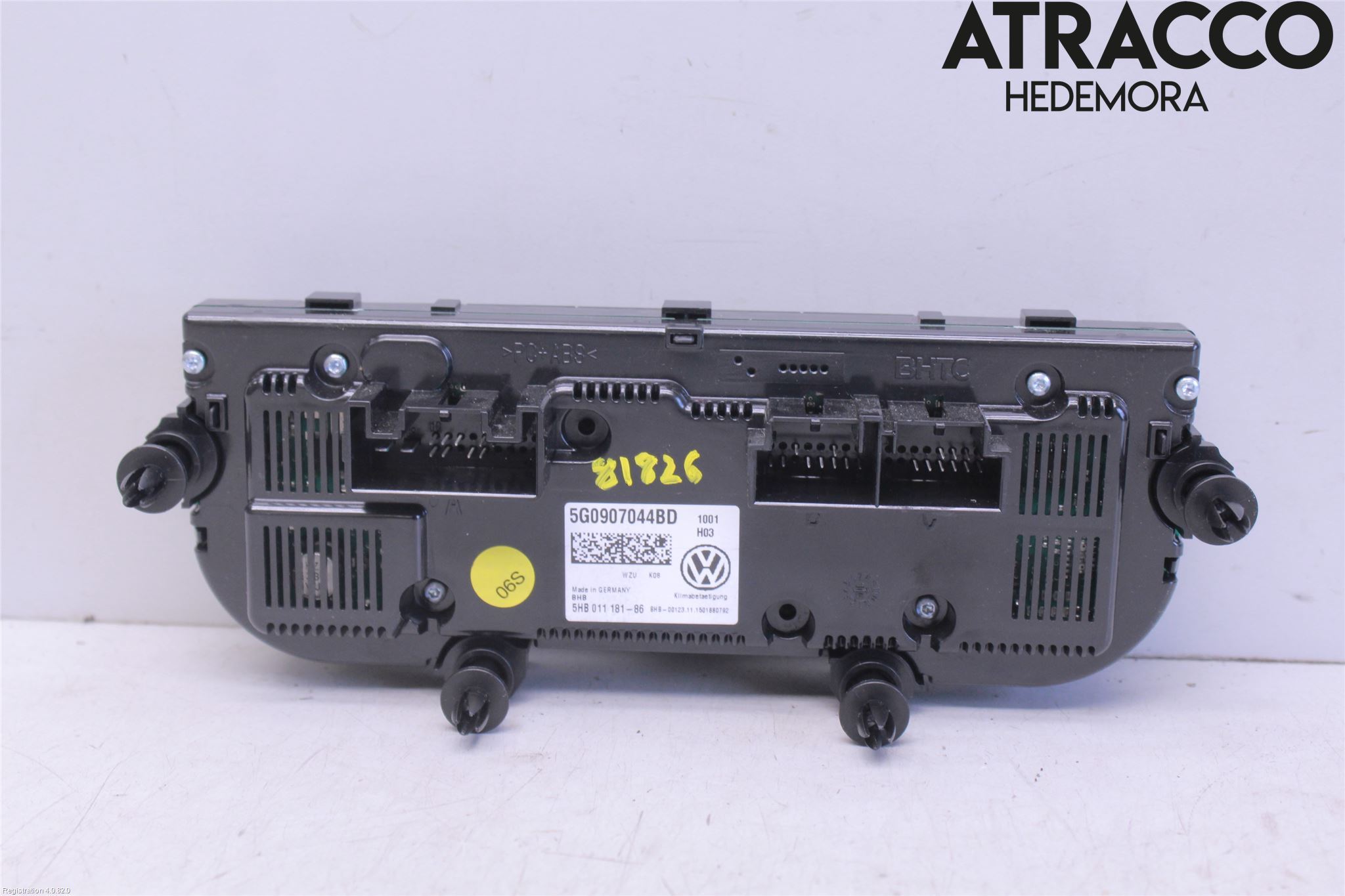 Volkswagen VW GOLF / E-GOLF VII 13-20 Varme Ac Betjening-Display