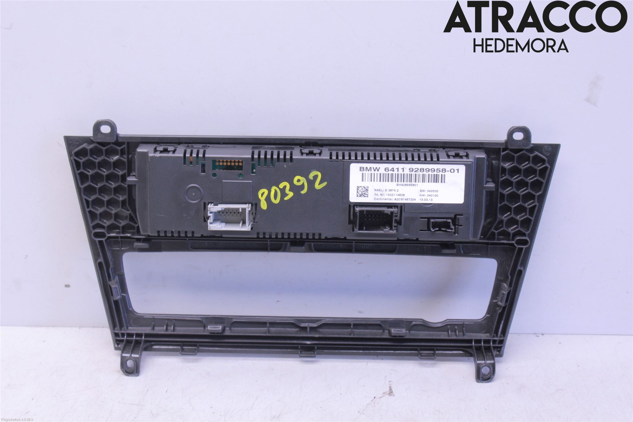 BMW X3 F25 10-17 Varme Ac Betjening-Display
