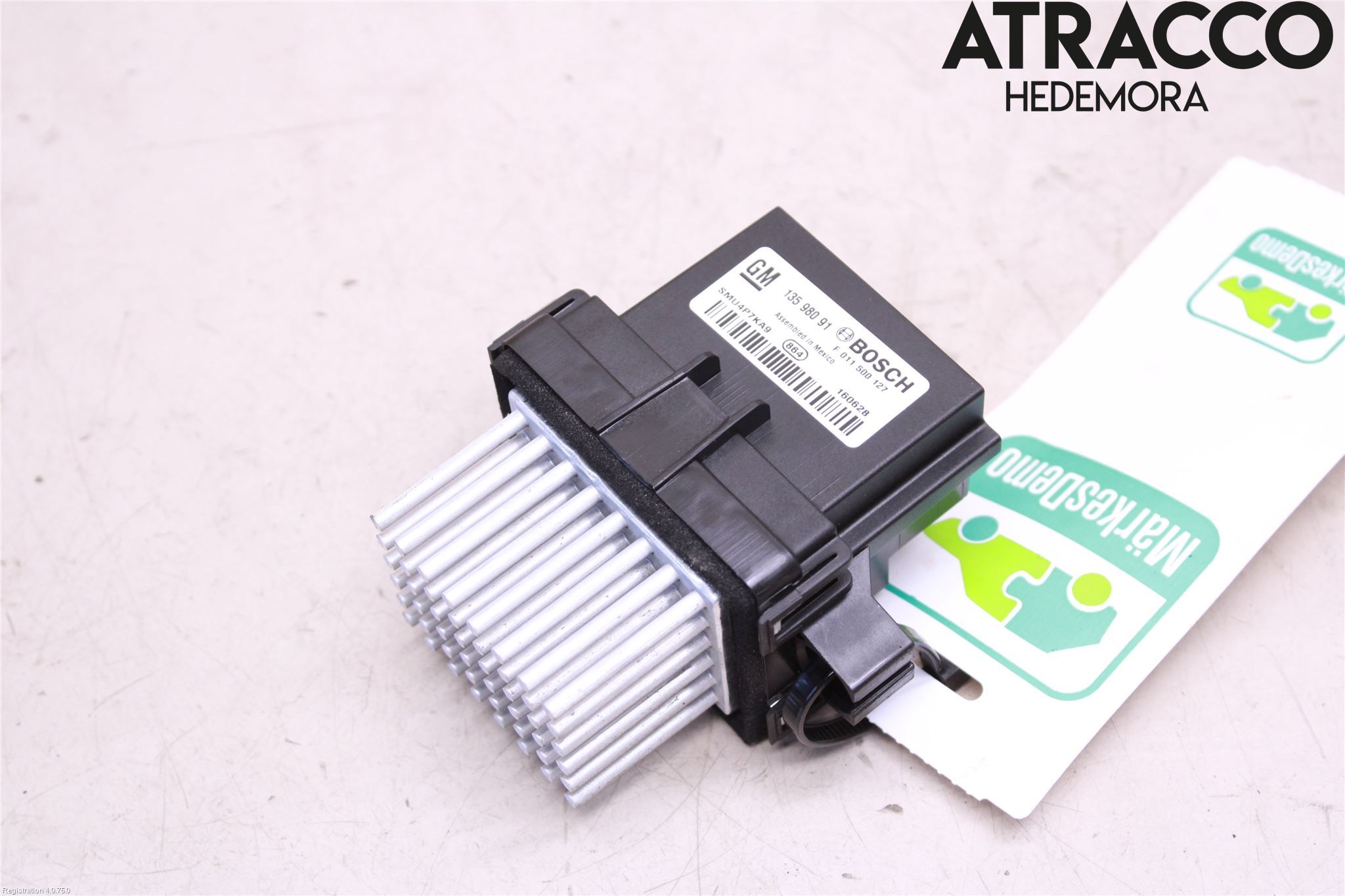 Opel ZAFIRA C 12-19 Varmeapparat Viftemotstand