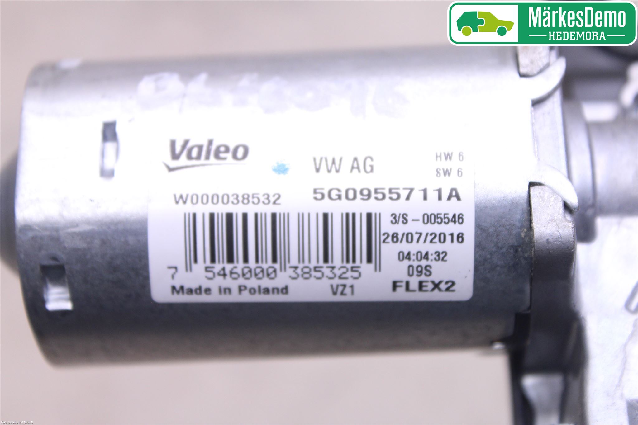 Volkswagen VW GOLF / E-GOLF VII 13-20 Viskermotor Bakluke