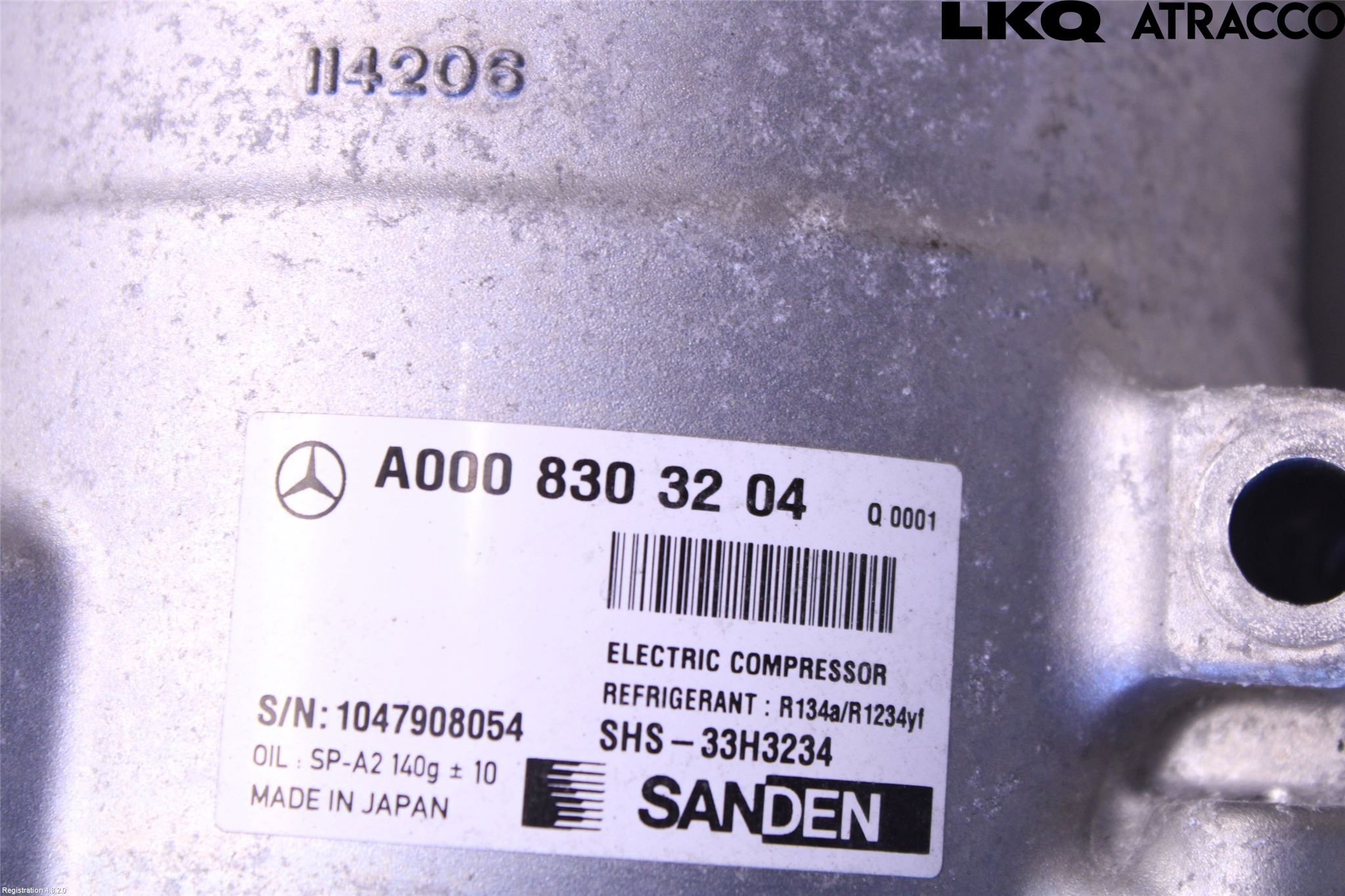Mercedes-Benz MB GLC-KLASS (X253/C253) 15-22 Varme Ac Kompressor
