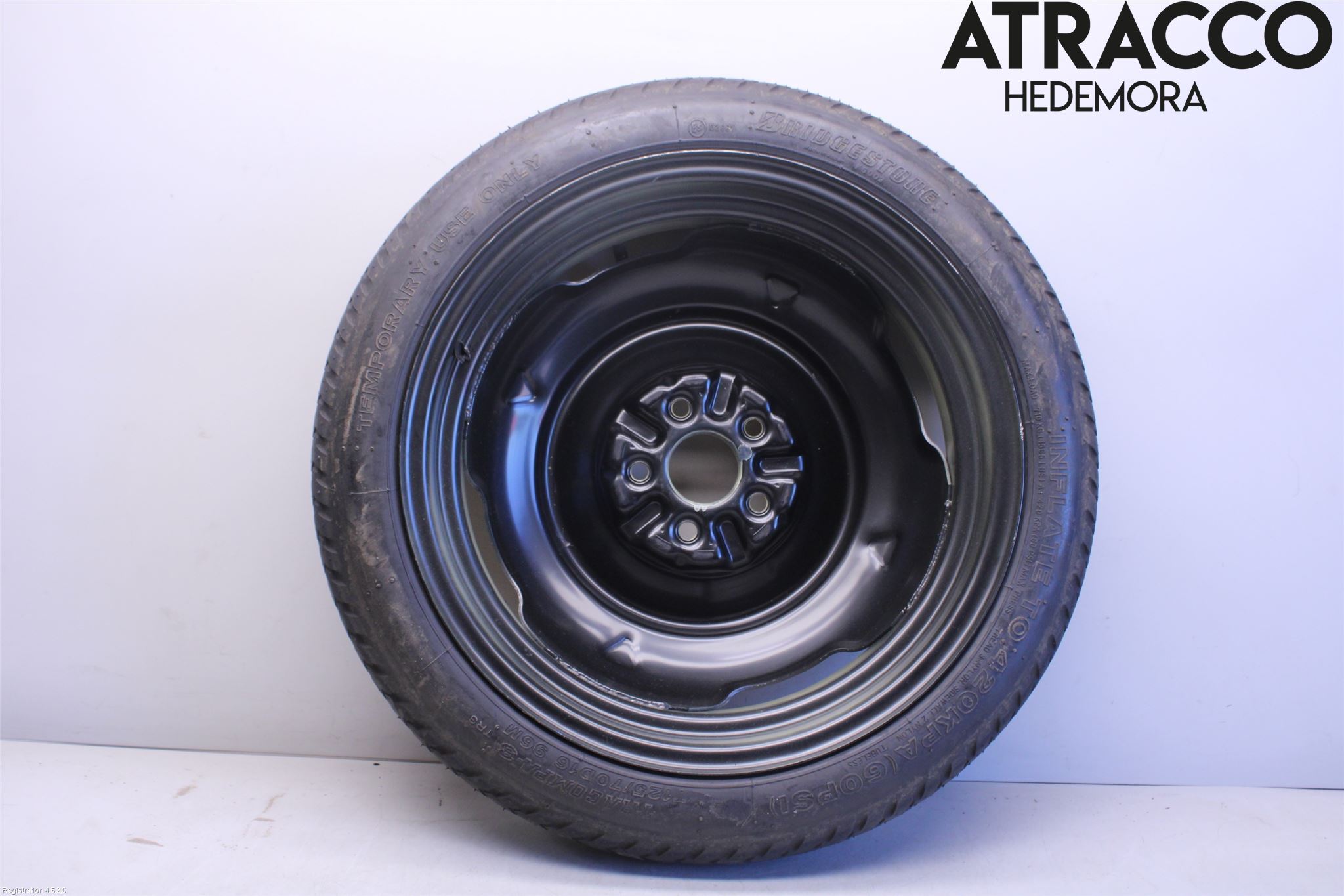 Toyota PRIUS NWH20 04-08 Hjul Reservehjul Minitype