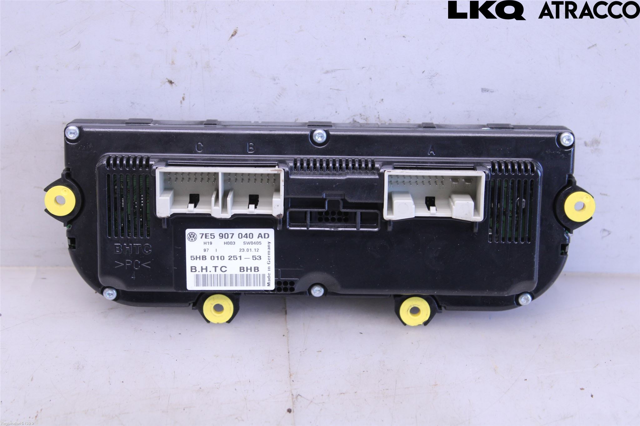 Volkswagen VW TRANSP/CARAVELLE (T5) 04-15 Varme Ac Betjening-Display