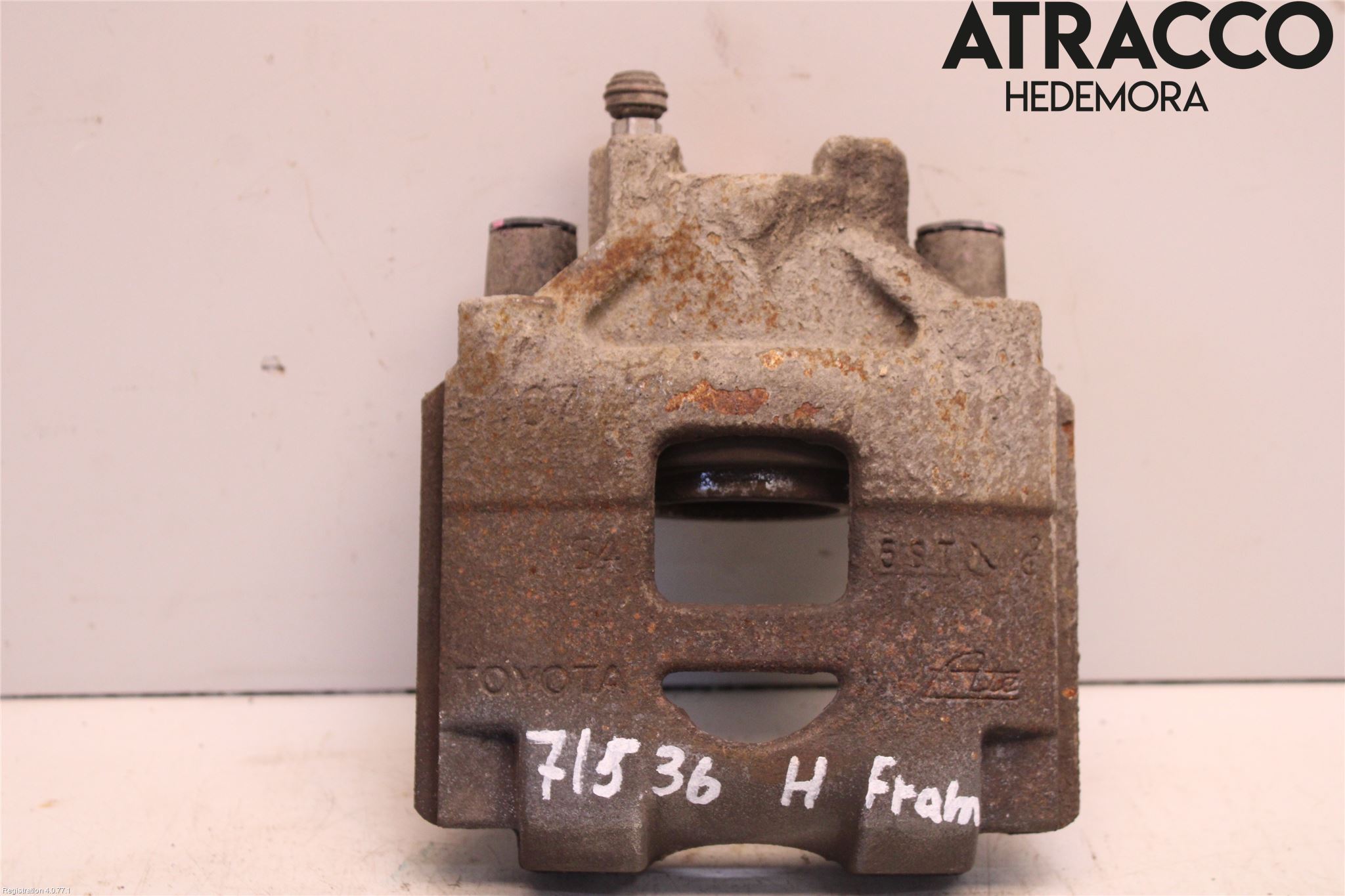Toyota YARIS XP130 15-20 Bremsecaliper Foran Høyre