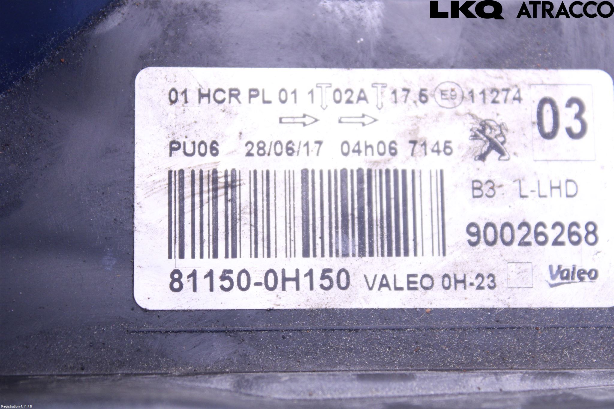 Peugeot 108 15-22 Frontlykt Venstre