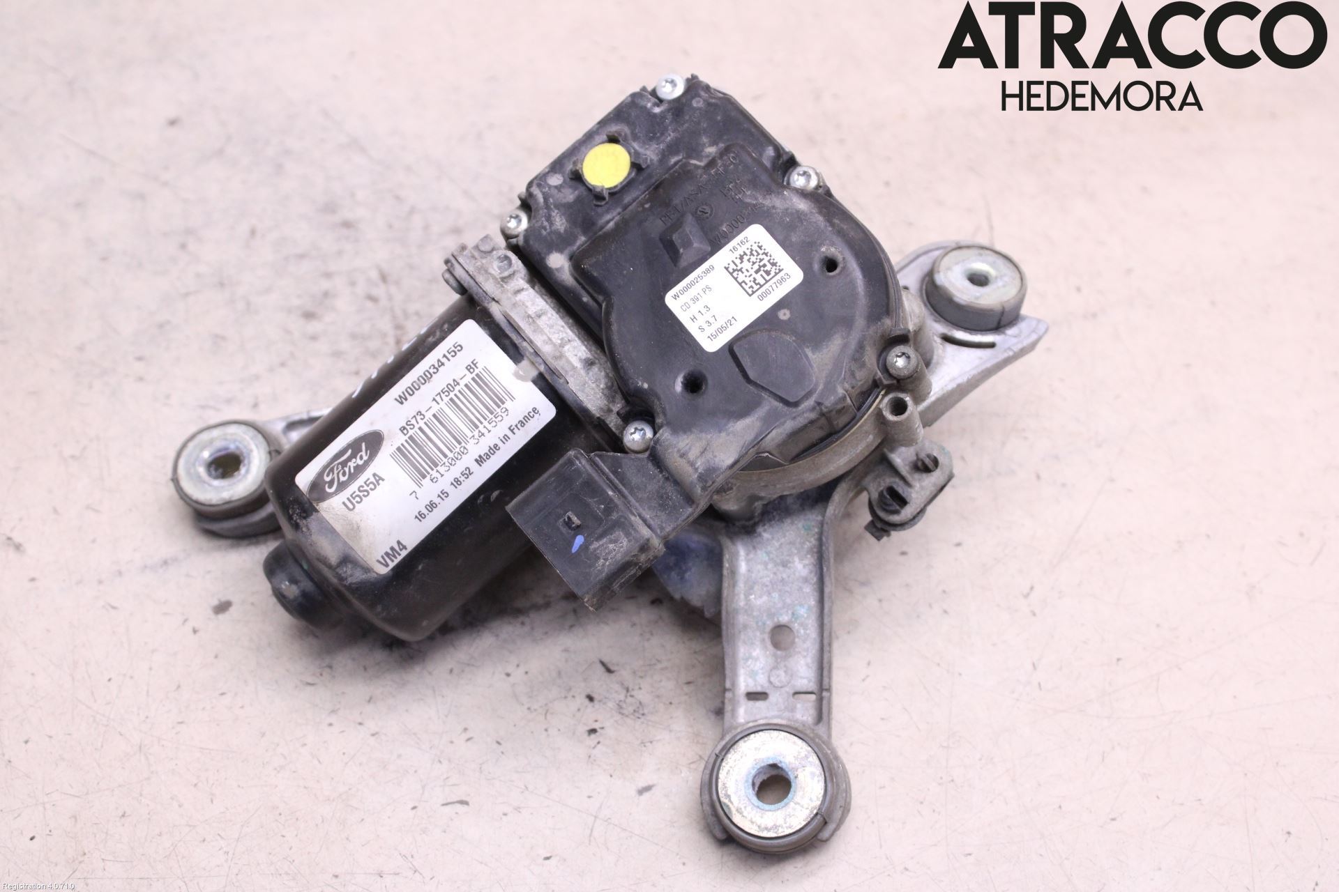 Ford MONDEO 15-22 Viskermotor Frontrute
