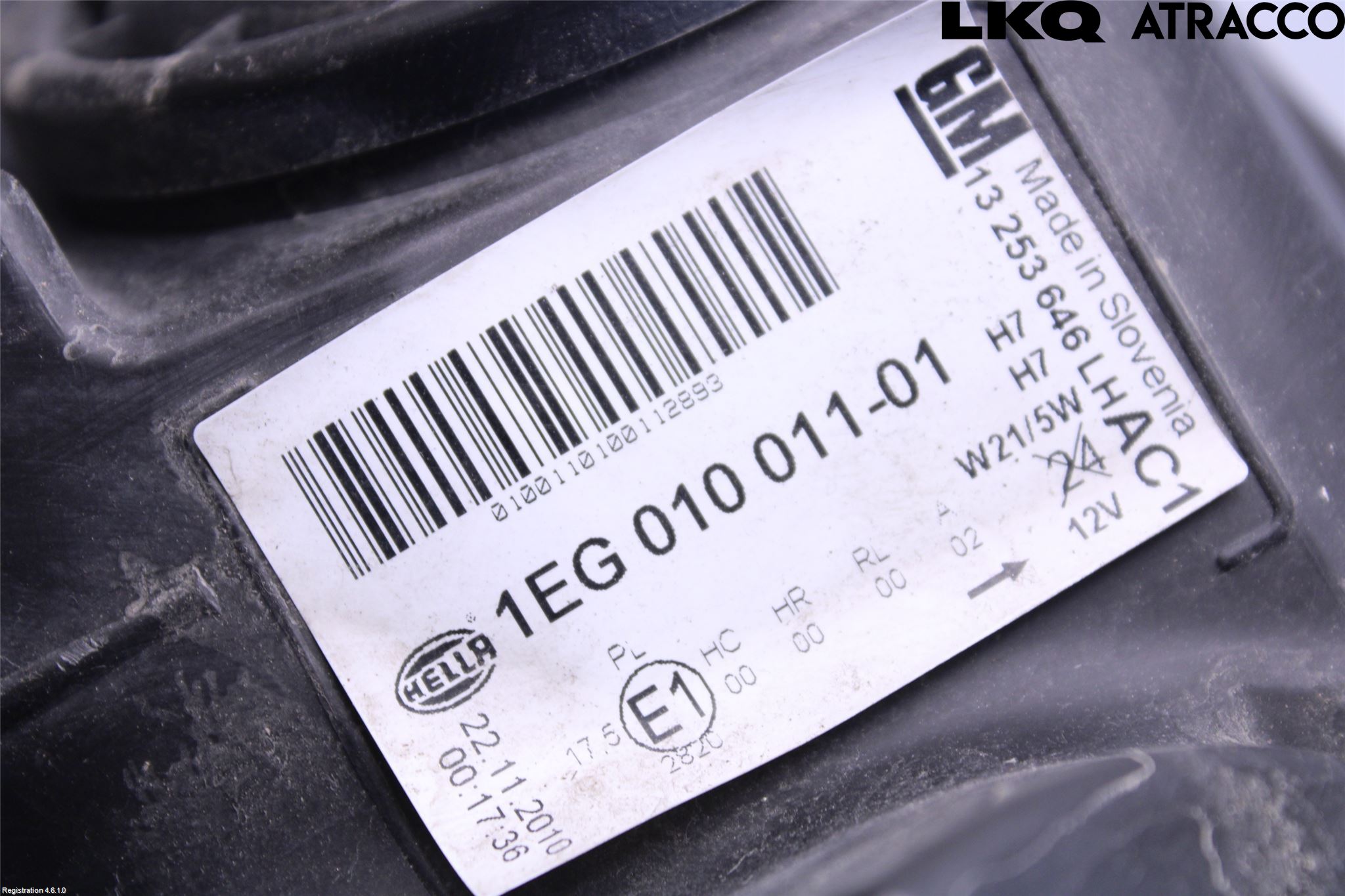 Opel ASTRA J 10-15 Frontlykt Venstre