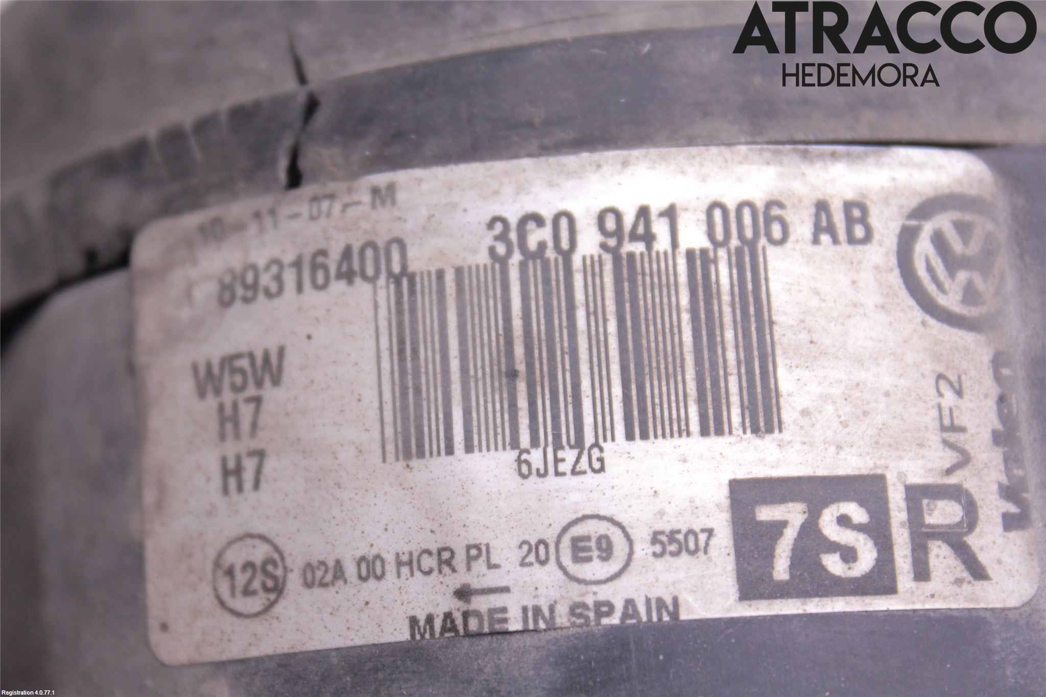 Volkswagen VW PASSAT 05-11 Frontlykt Høyre