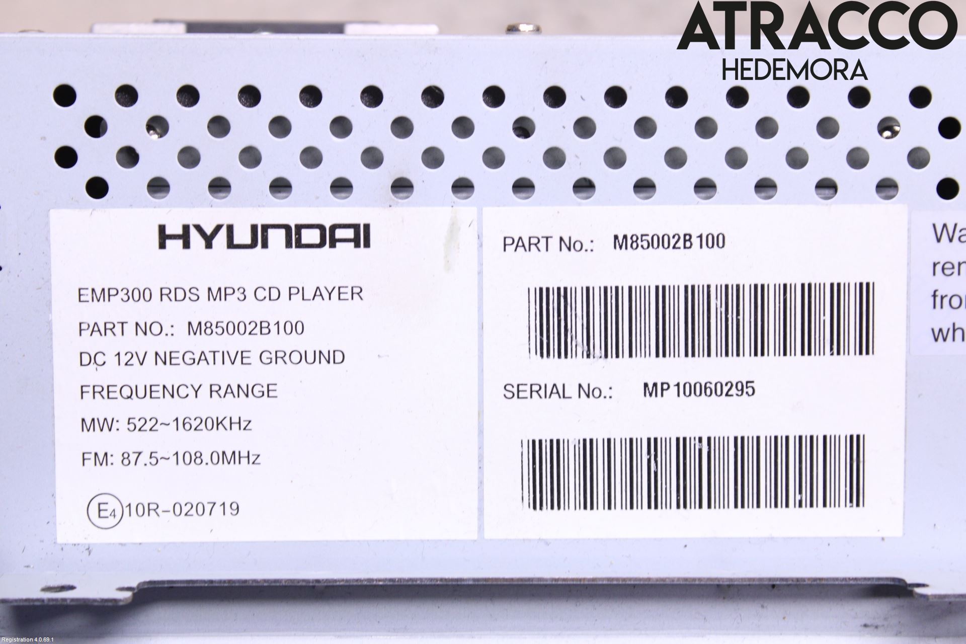 Hyundai SANTA FE  06-12 Stereo Radio Med Cd