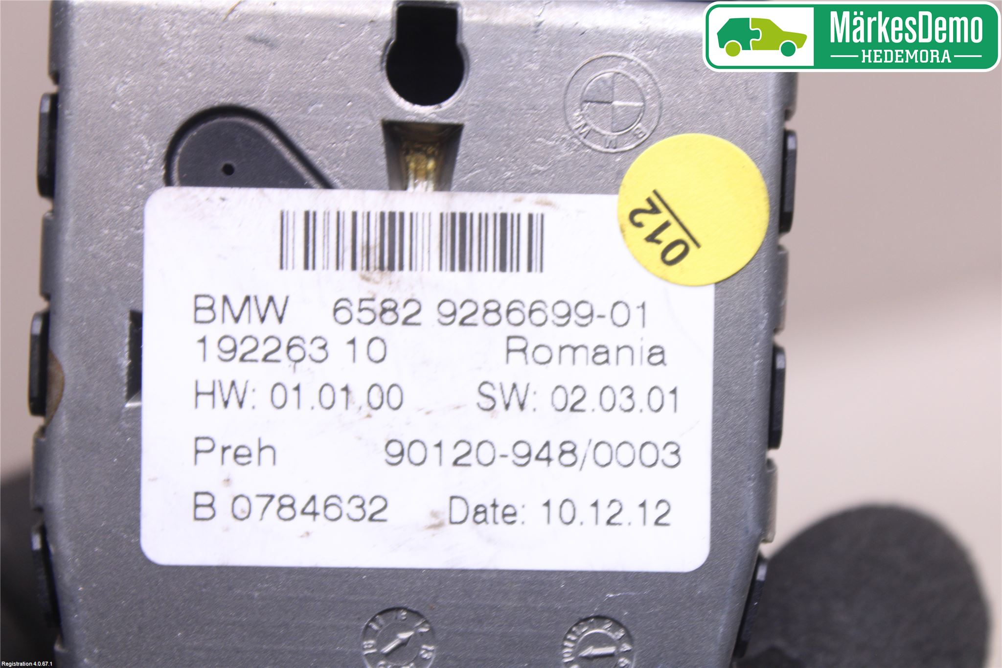 BMW 5 F10/F11/F18 09-17 Stereo Radio Med Cd