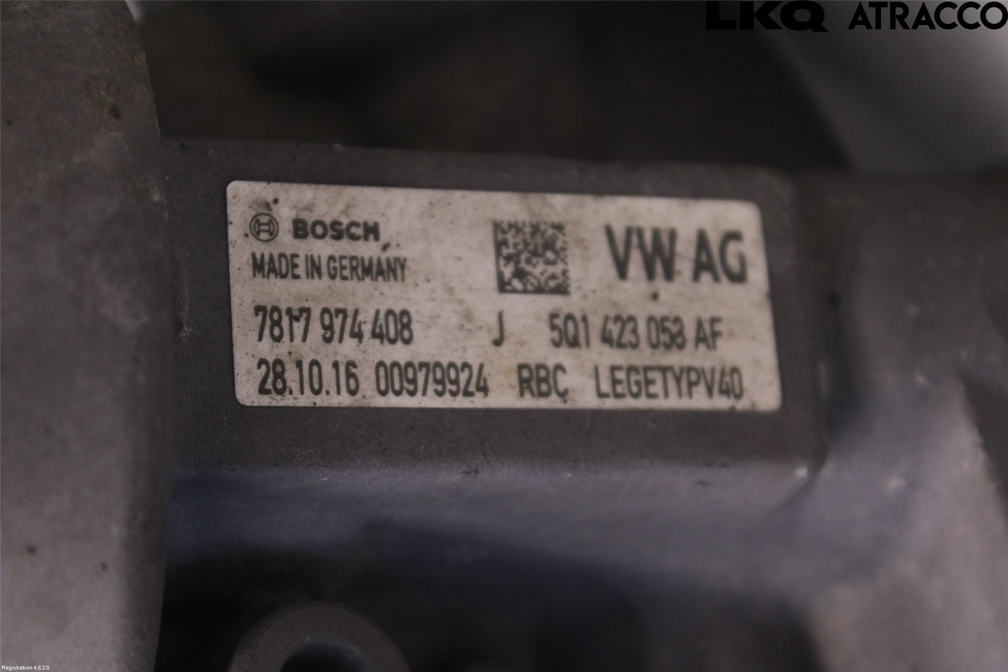 Volkswagen VW GOLF / E-GOLF VII 13-20 Styrväxel/Snäcka Elektrisk