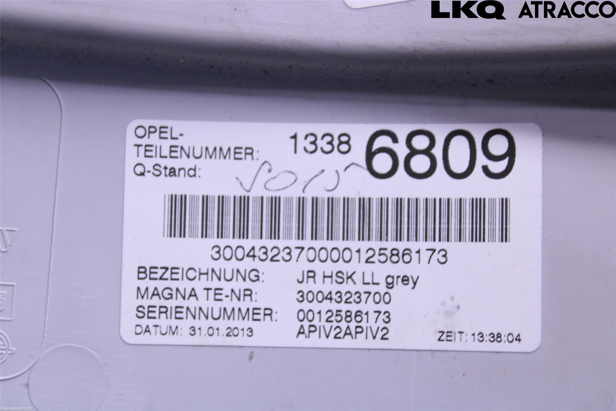 Opel ADAM 13-20 Innr Hanskerom