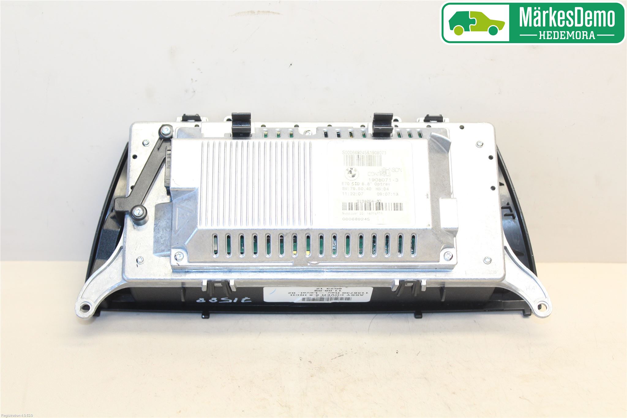 BMW X5 E70 07-13 Instr Skjerm Dvd-Gps-Ac-Tlf