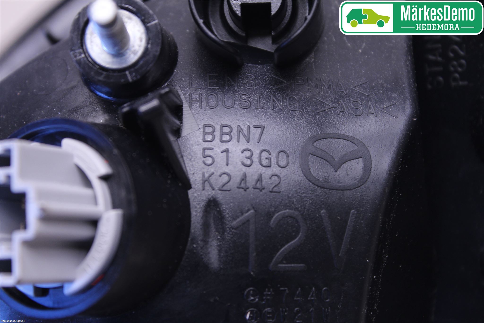 Mazda 3 II 09-13 Baklykt Venstre  På Luke(Indre
