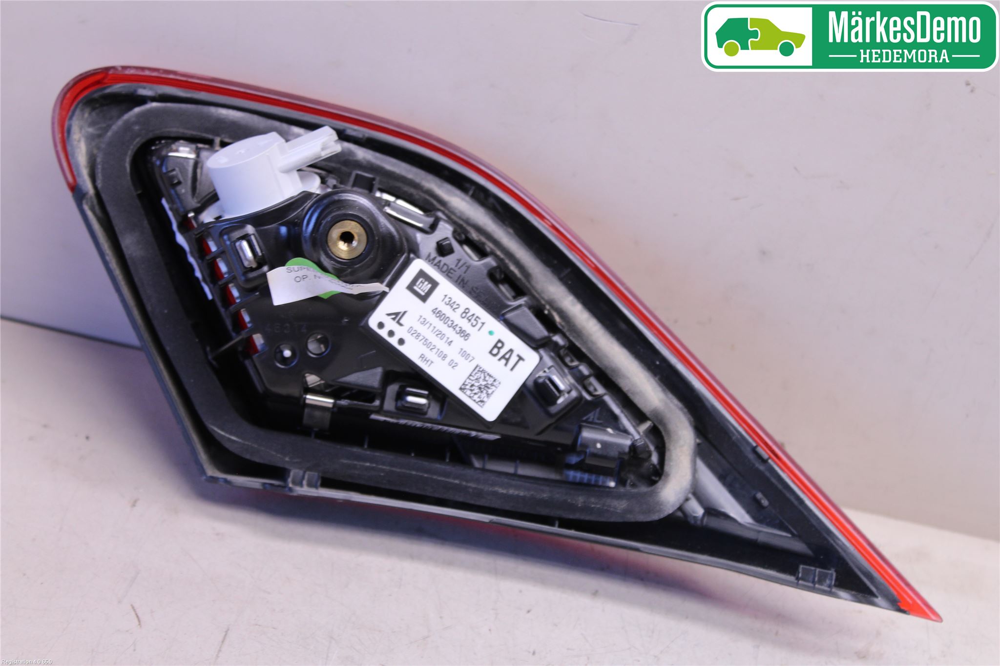 Opel CORSA E 15-19 Baklykt Venstre  På Luke(Indre
